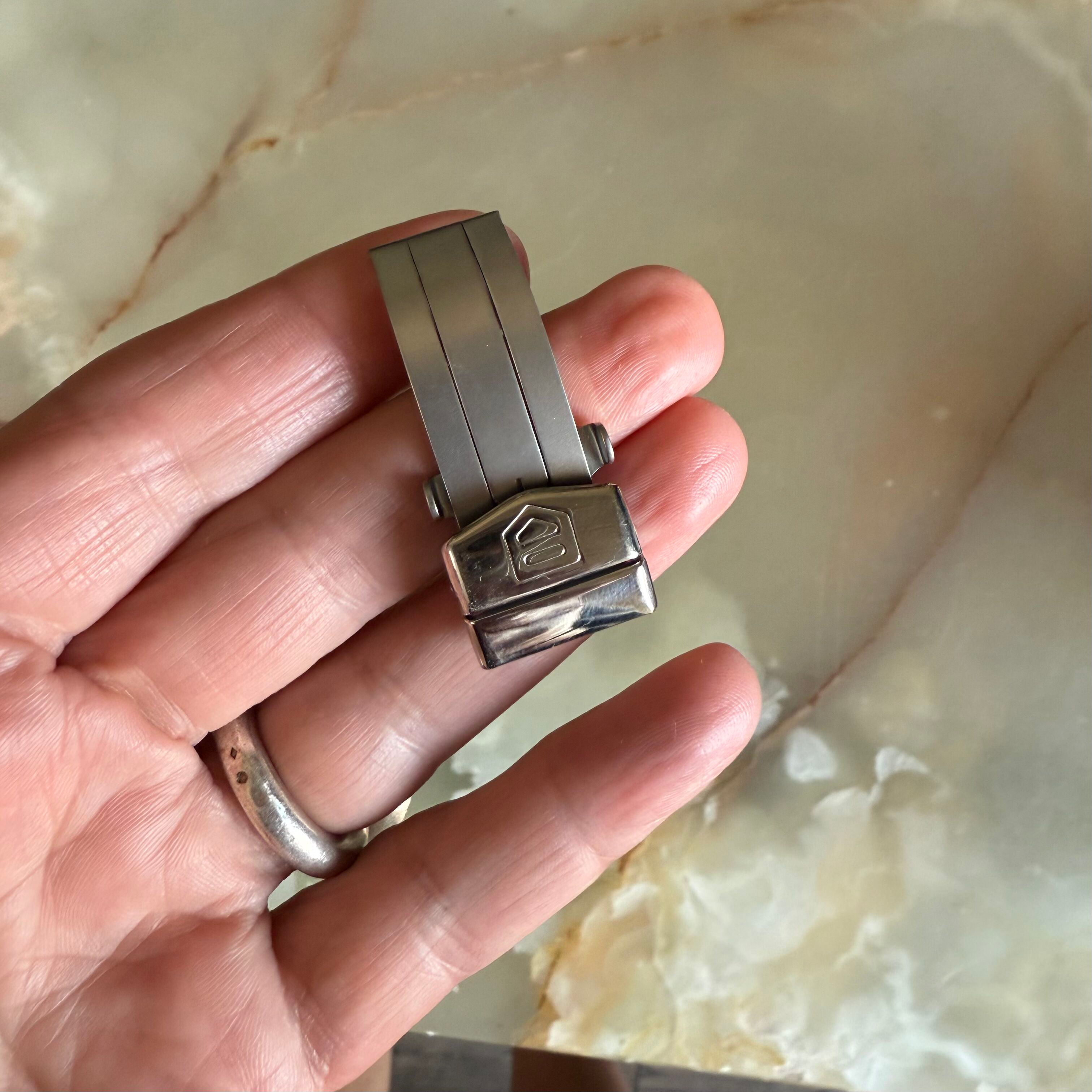 Authentic TAG Heuer Steel Deployment Clasp 17mm FC5018
