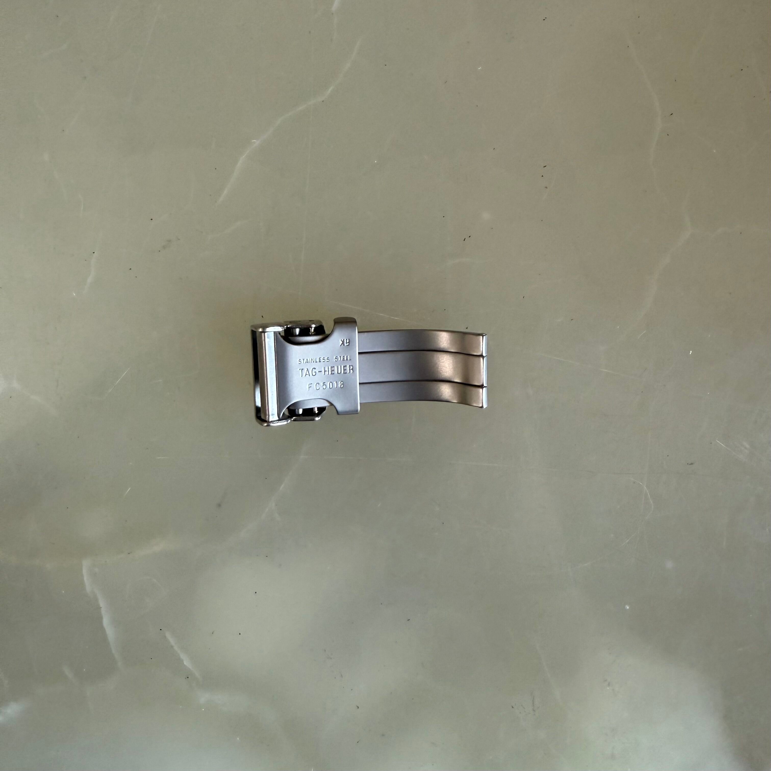 Authentic TAG Heuer Steel Deployment Clasp 17mm FC5018