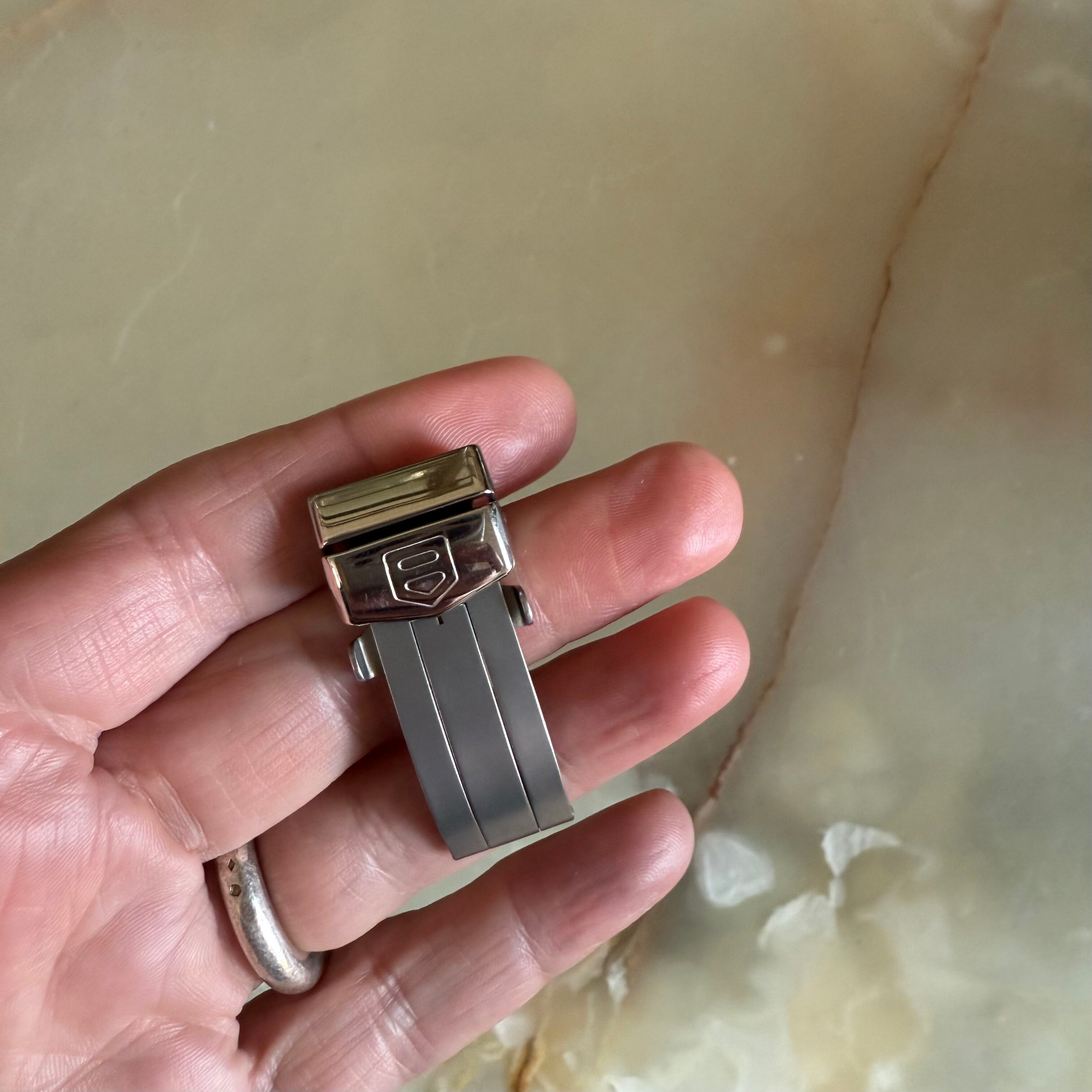 Authentic TAG Heuer Steel Deployment Clasp 17mm FC5018