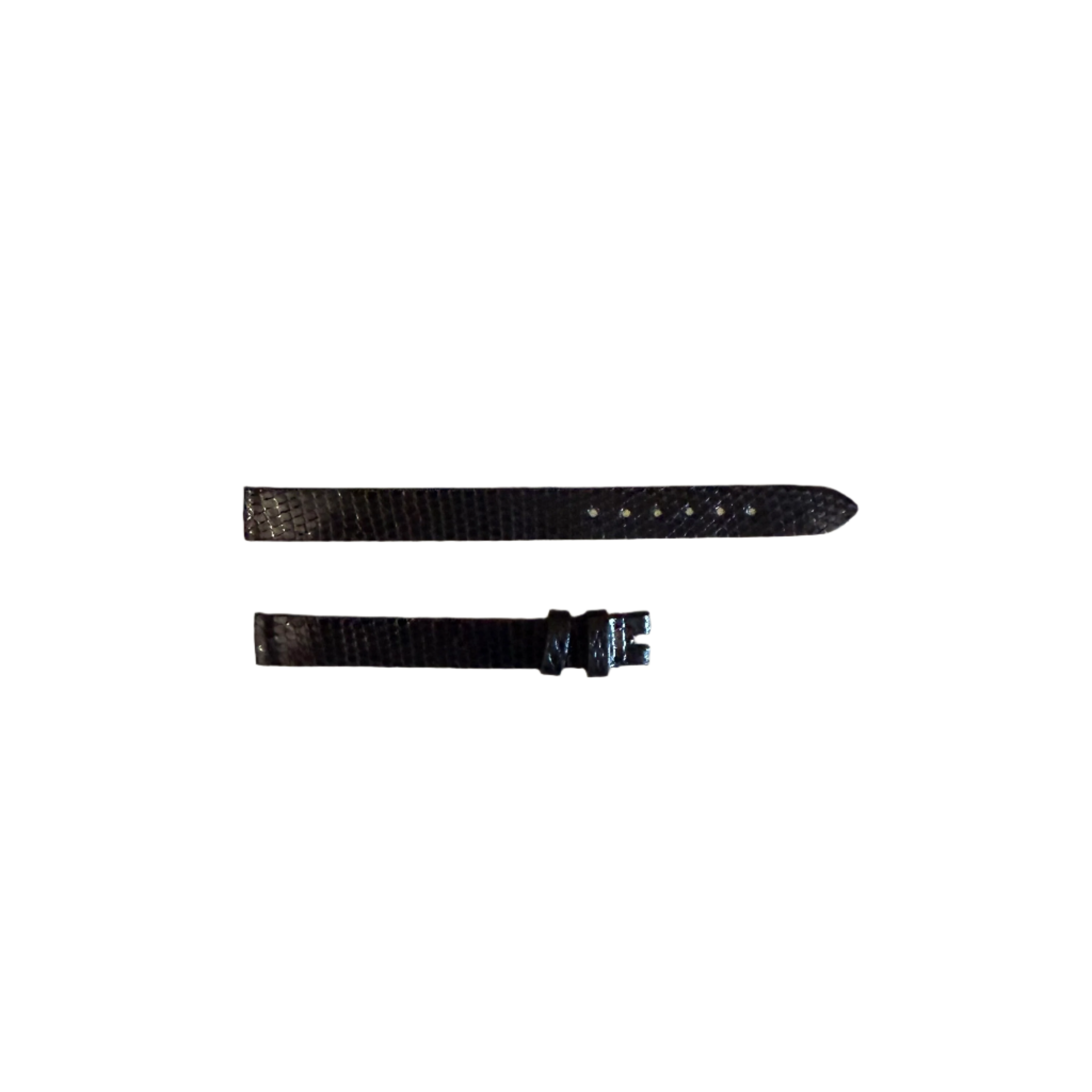 Authentic Patek Philippe Black Lizard Watch Strap Band 10mm
