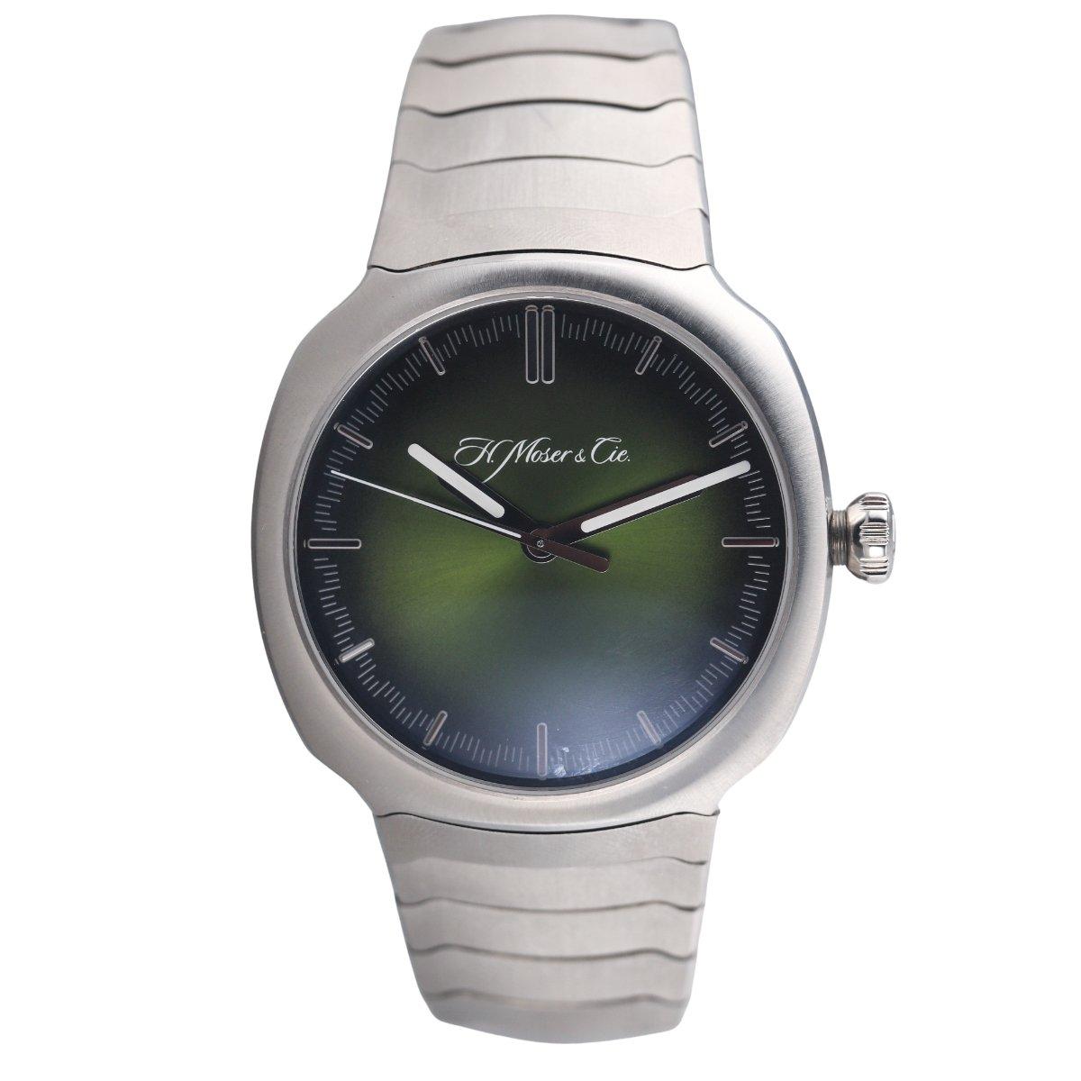 H. Moser & Cie Streamliner Centre Seconds Green Dial Watch