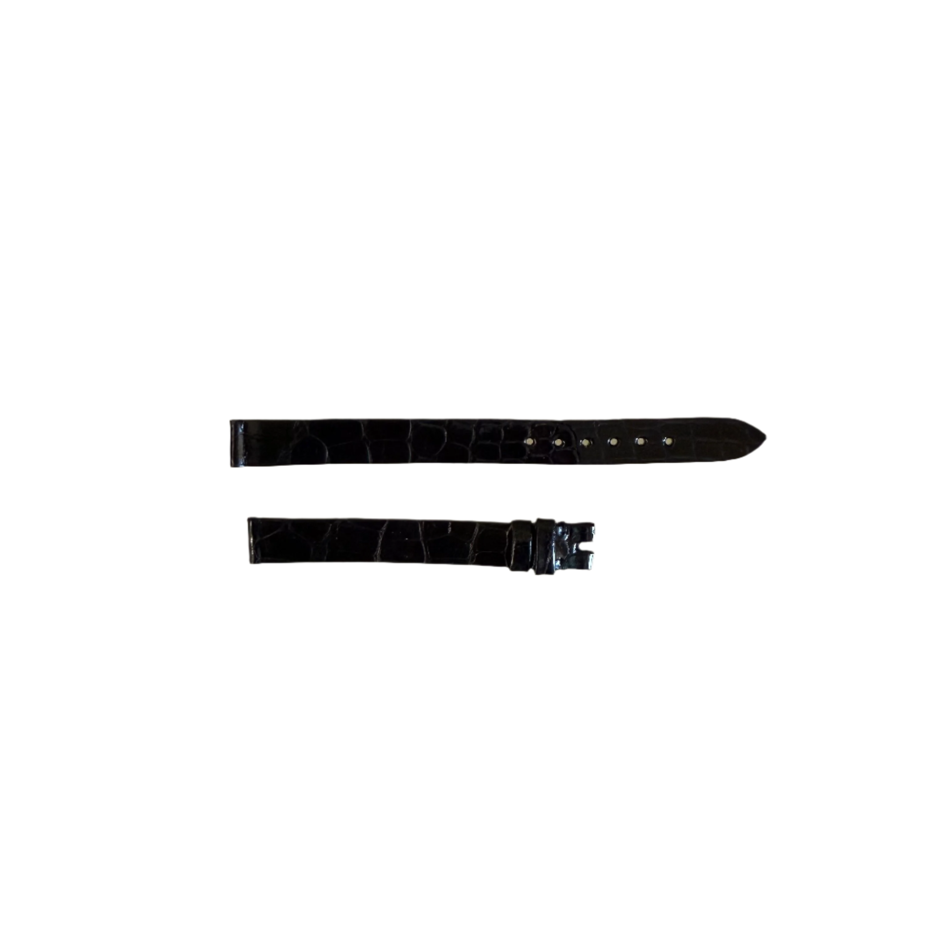 Authentic Patek Philippe Black Alligator Watch Strap Band 10mm