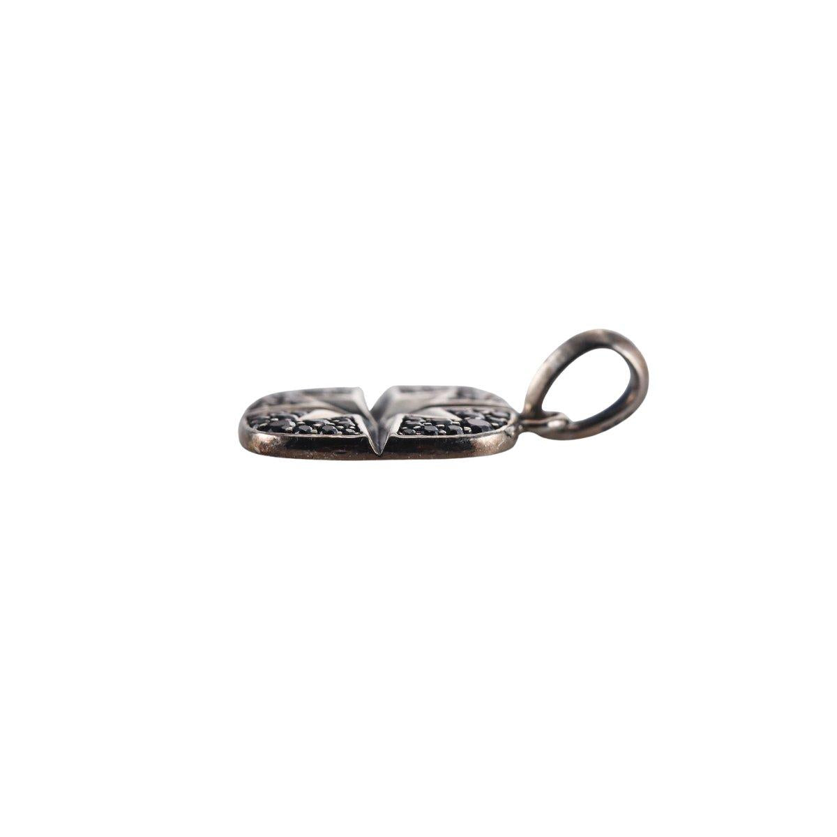 David Yurman Sterling Black Spinel Maritime North Star Pendant