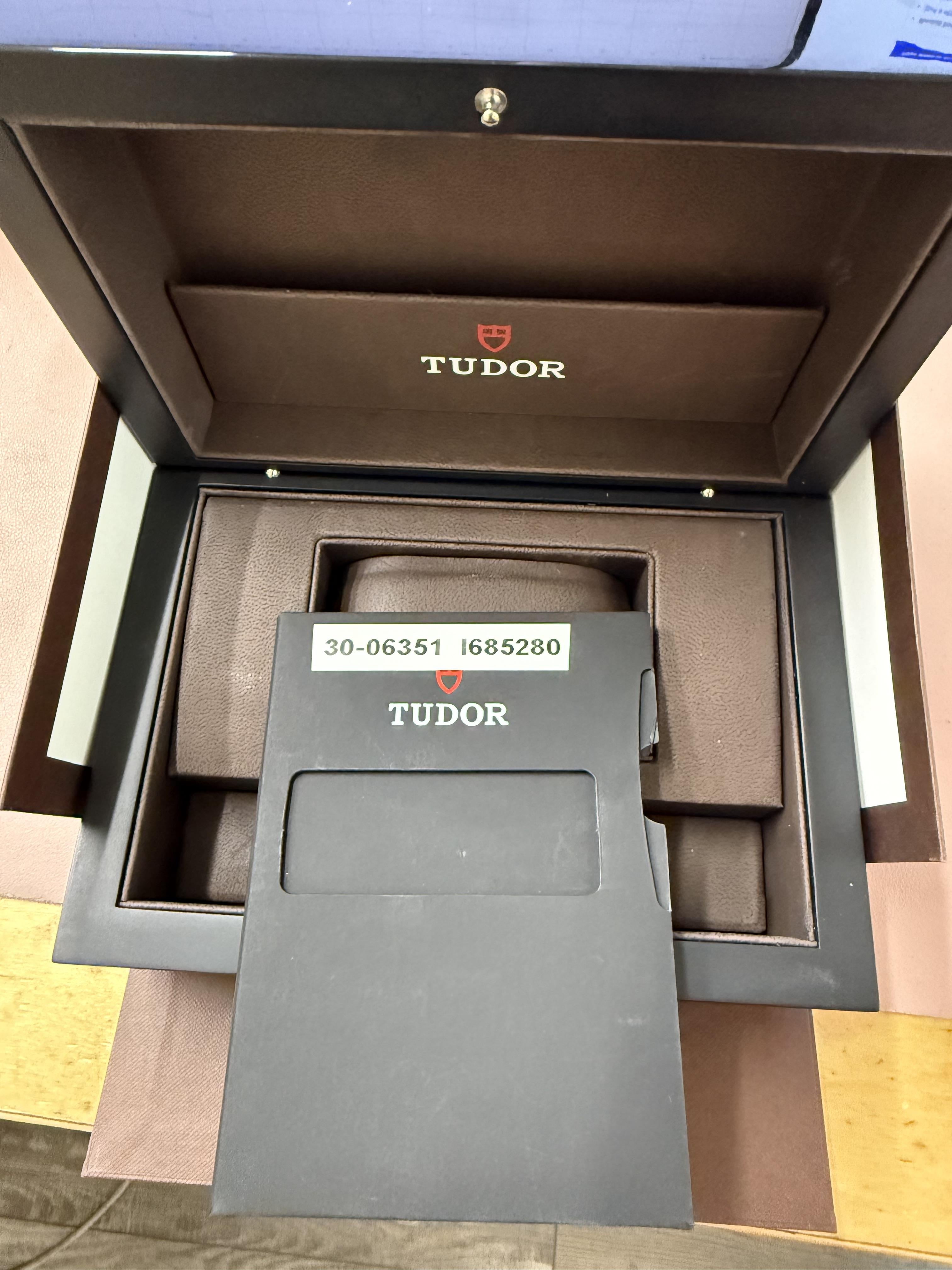 Tudor Black Bay Chronograph Black Dial Steel Automatic Watch 79350