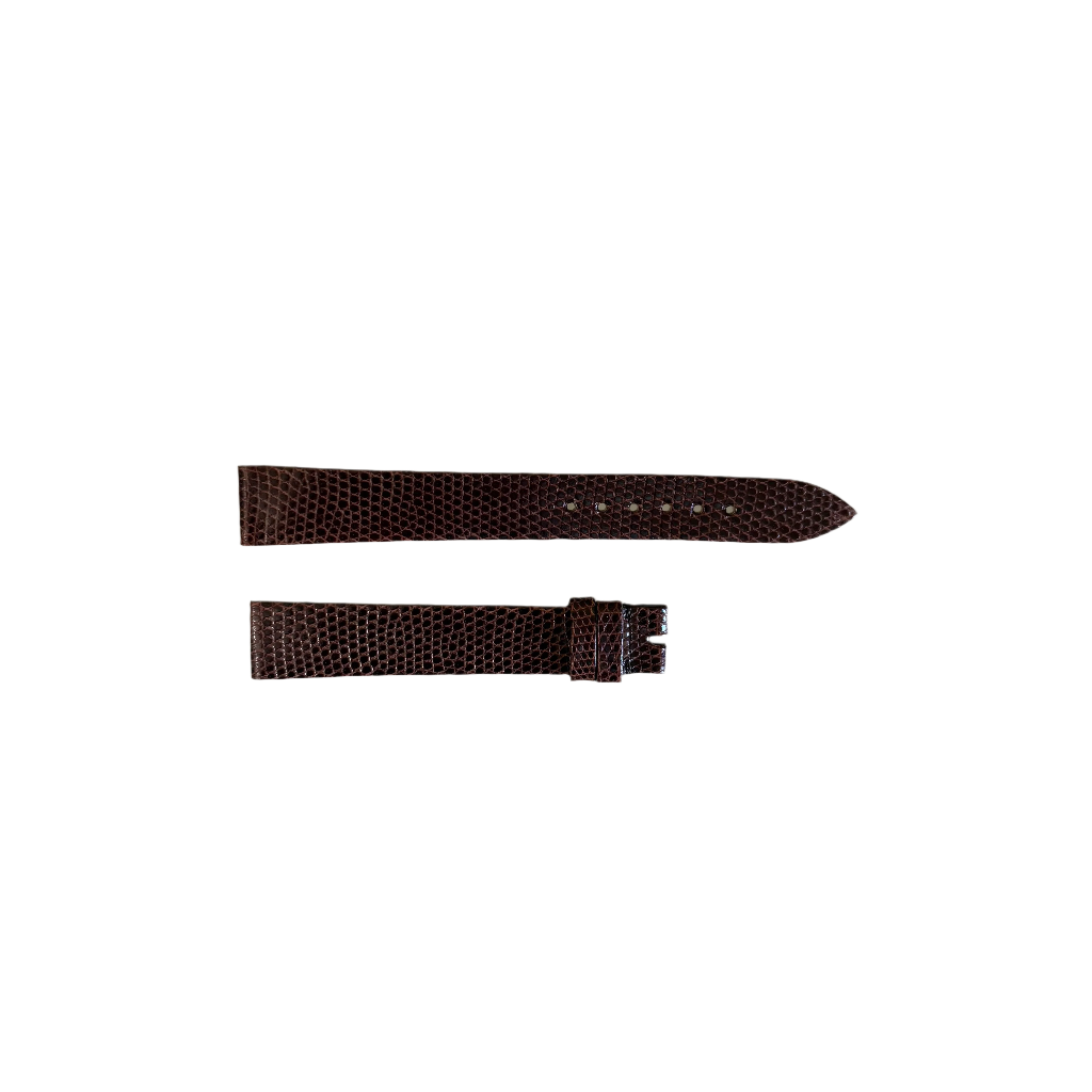 Authentic Patek Philippe Shiny Brown Lizard Watch Strap Band 16mm