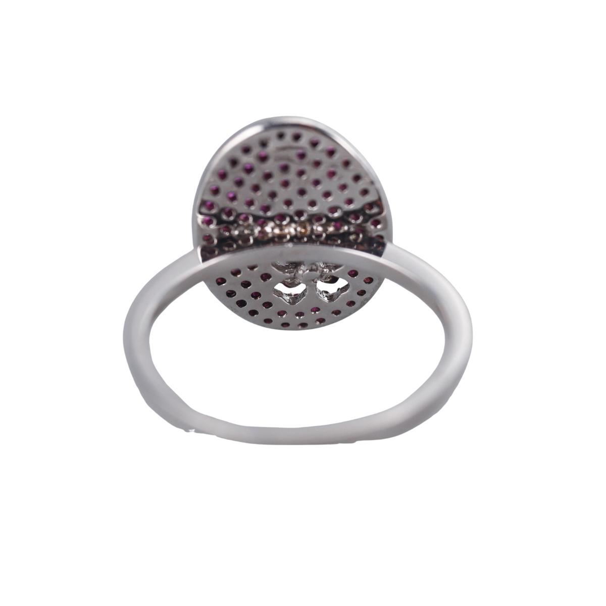 14k Gold Diamond Ruby Ring