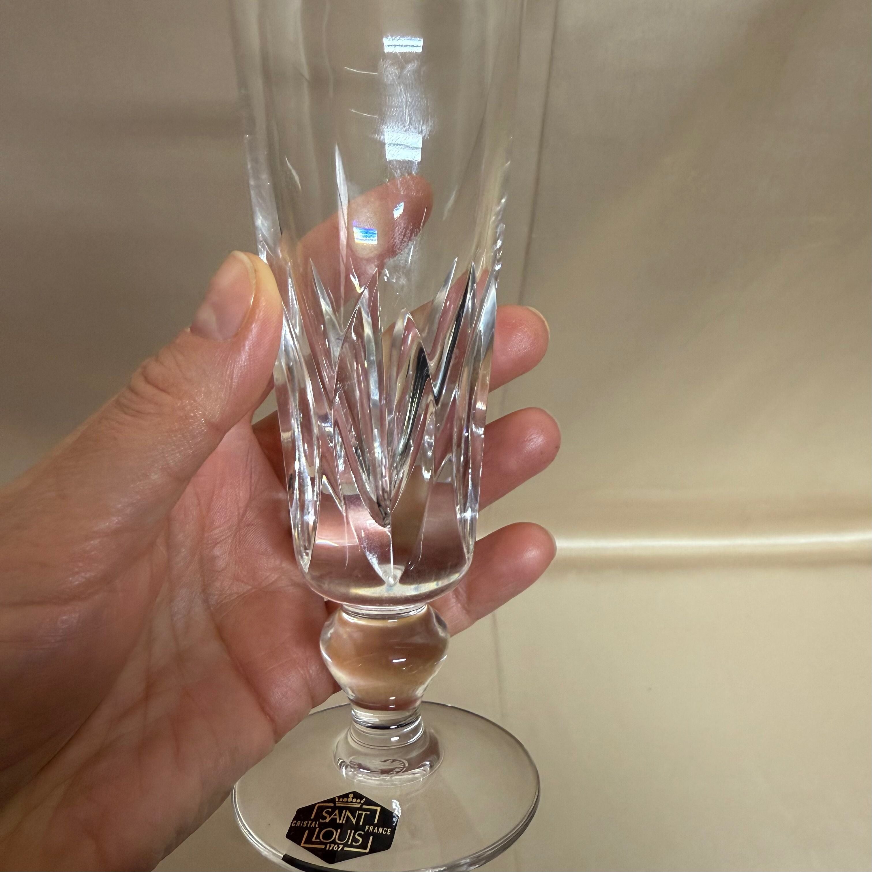 Saint-Louis Jersey Crystal Fluted Champagne Glass