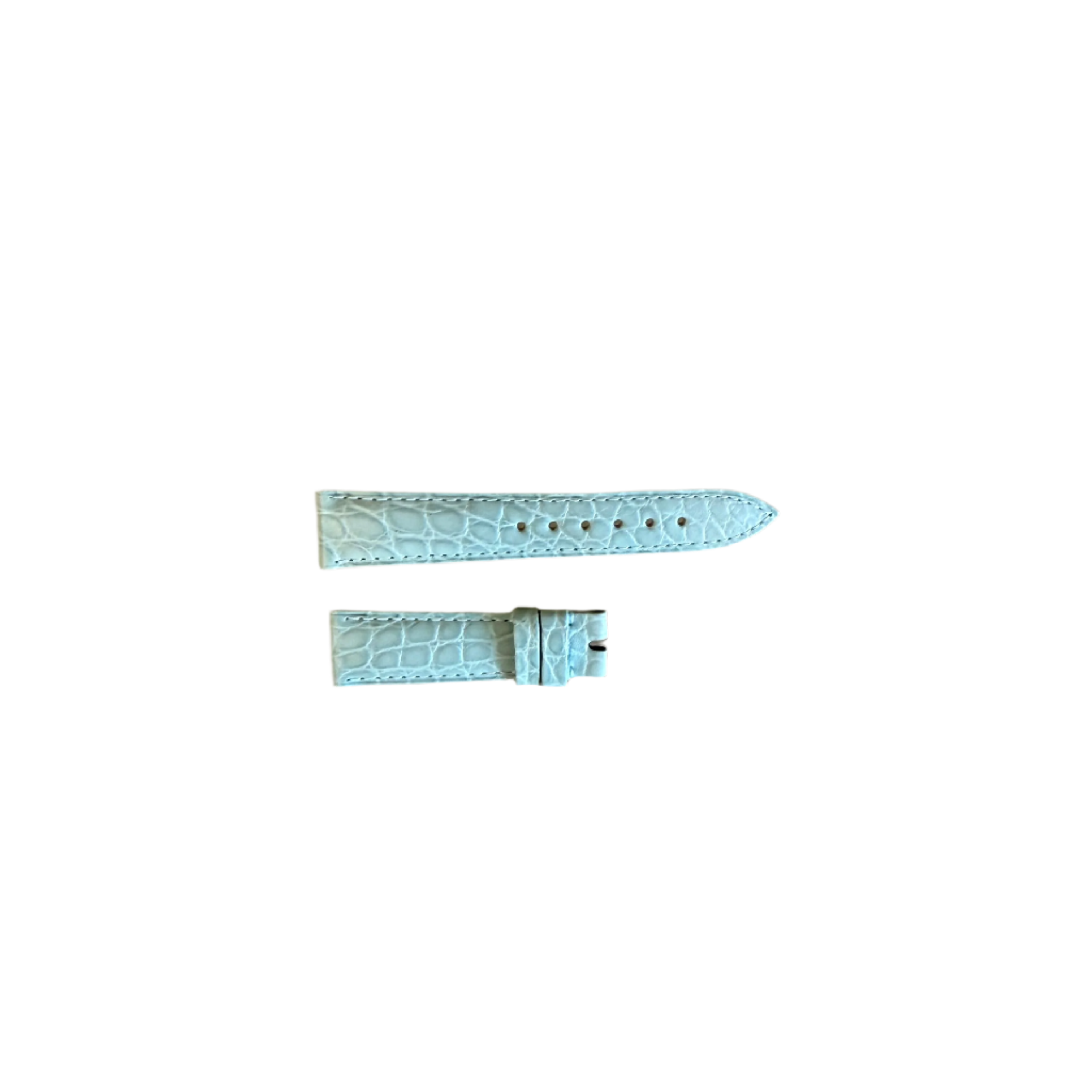 Authentic Patek Philippe Blue Crocodile Watch Strap Band 16mm
