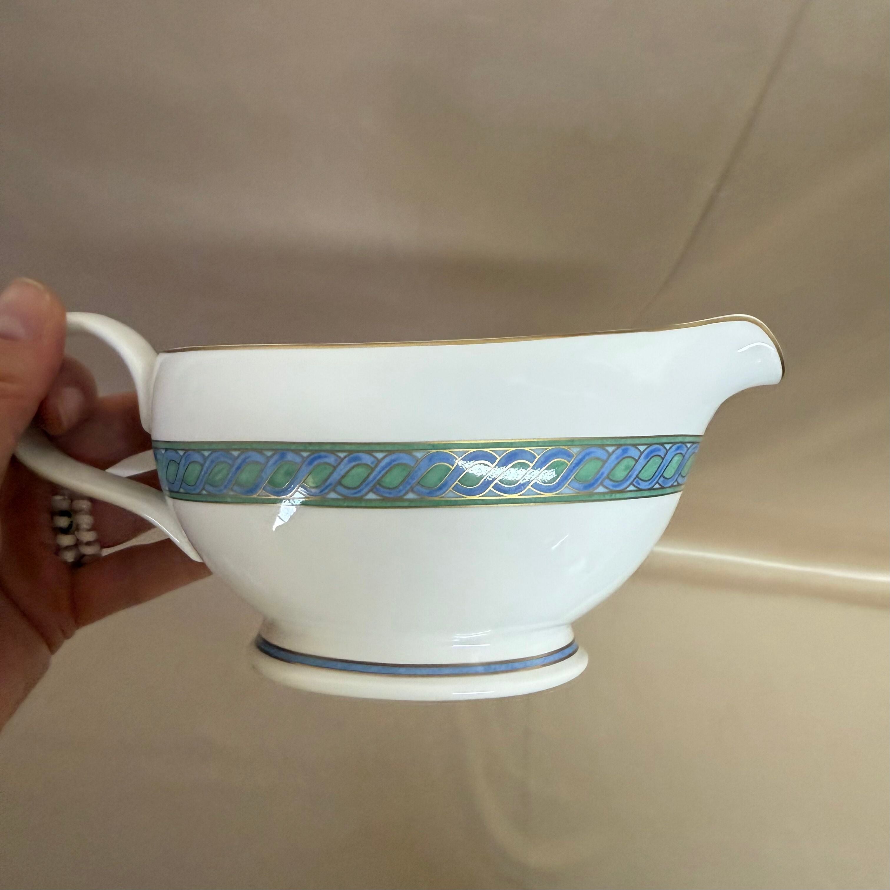 Christofle Torsada Open Sauce Boat on Tray 7640330