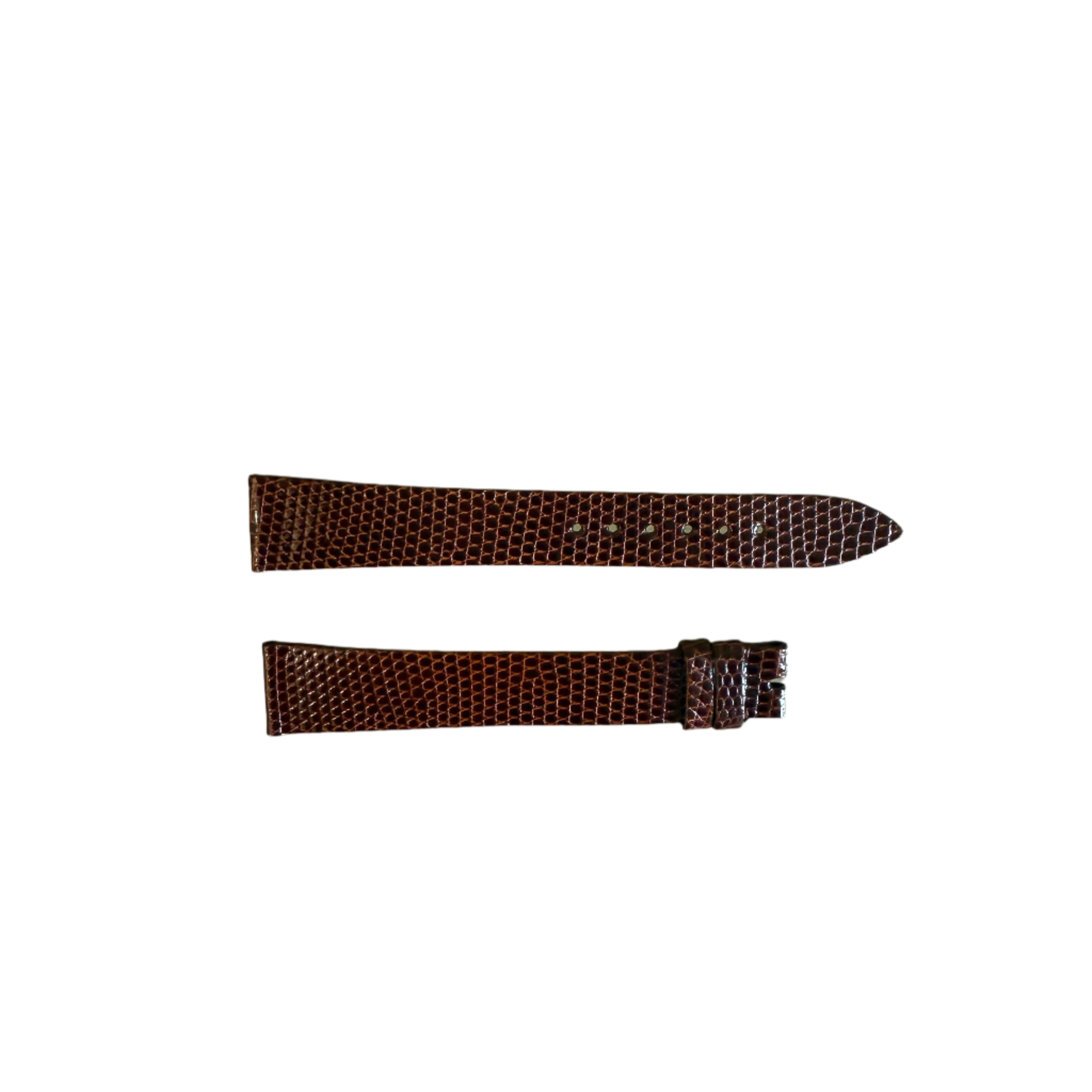 Authentic Patek Philippe Brown Lizard Watch Strap Band 17mm