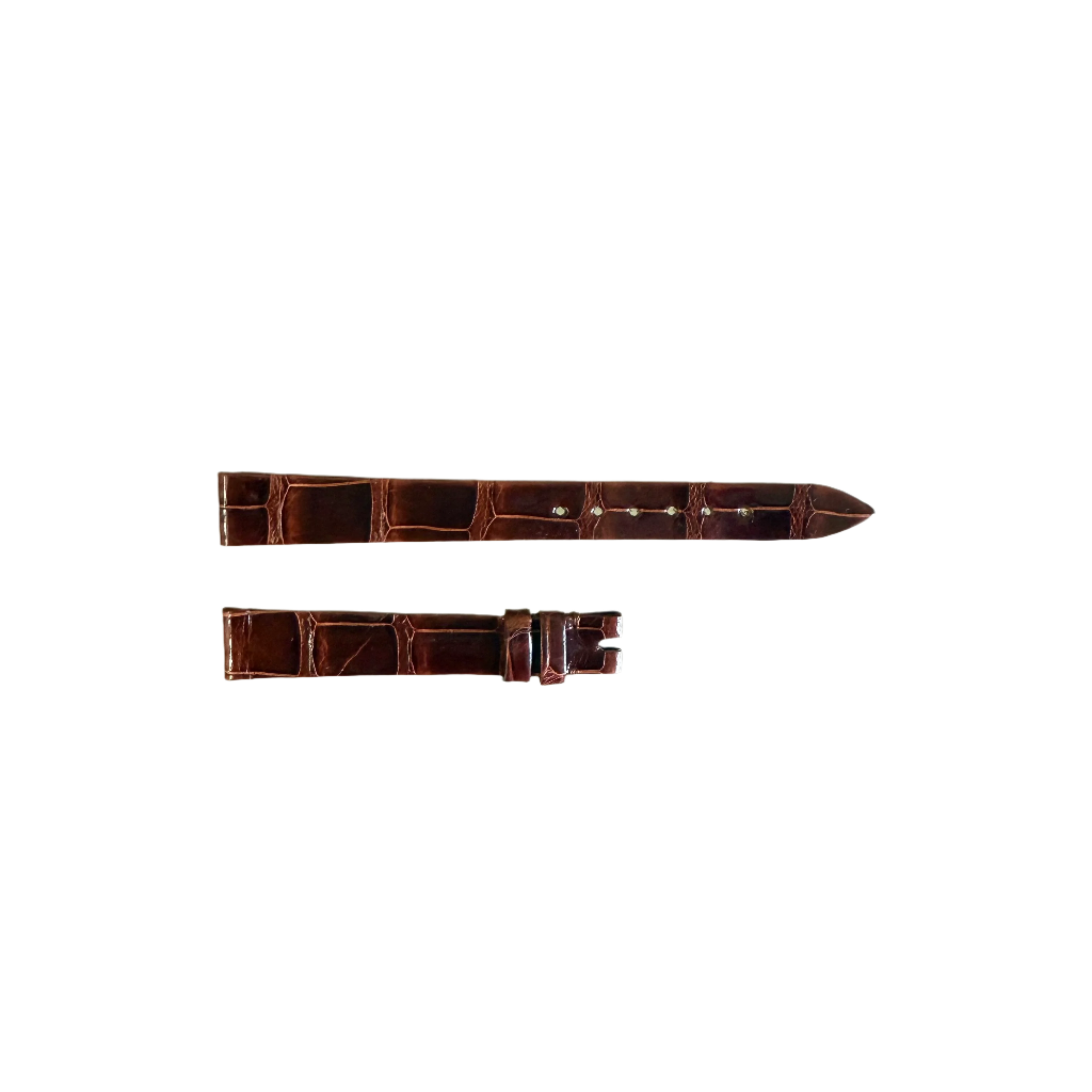 Authentic Patek Philippe Brown Alligator Watch Strap Band 12mm