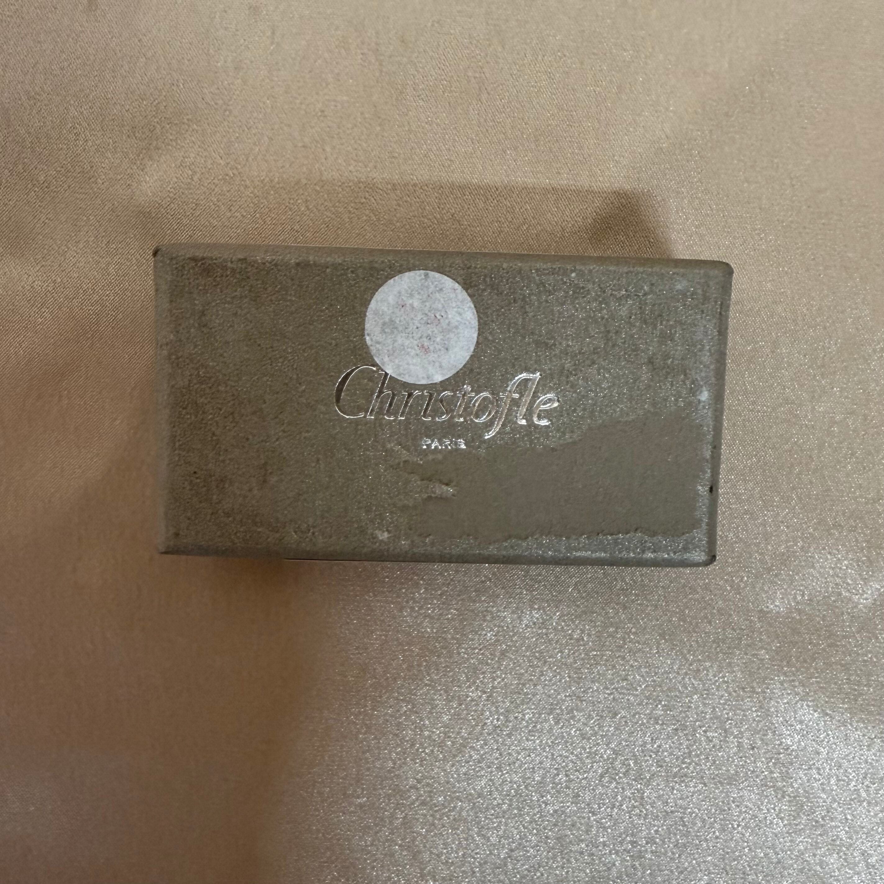 Christofle Porte Cles Paquebot Silver Plated Key Ring B0425472102