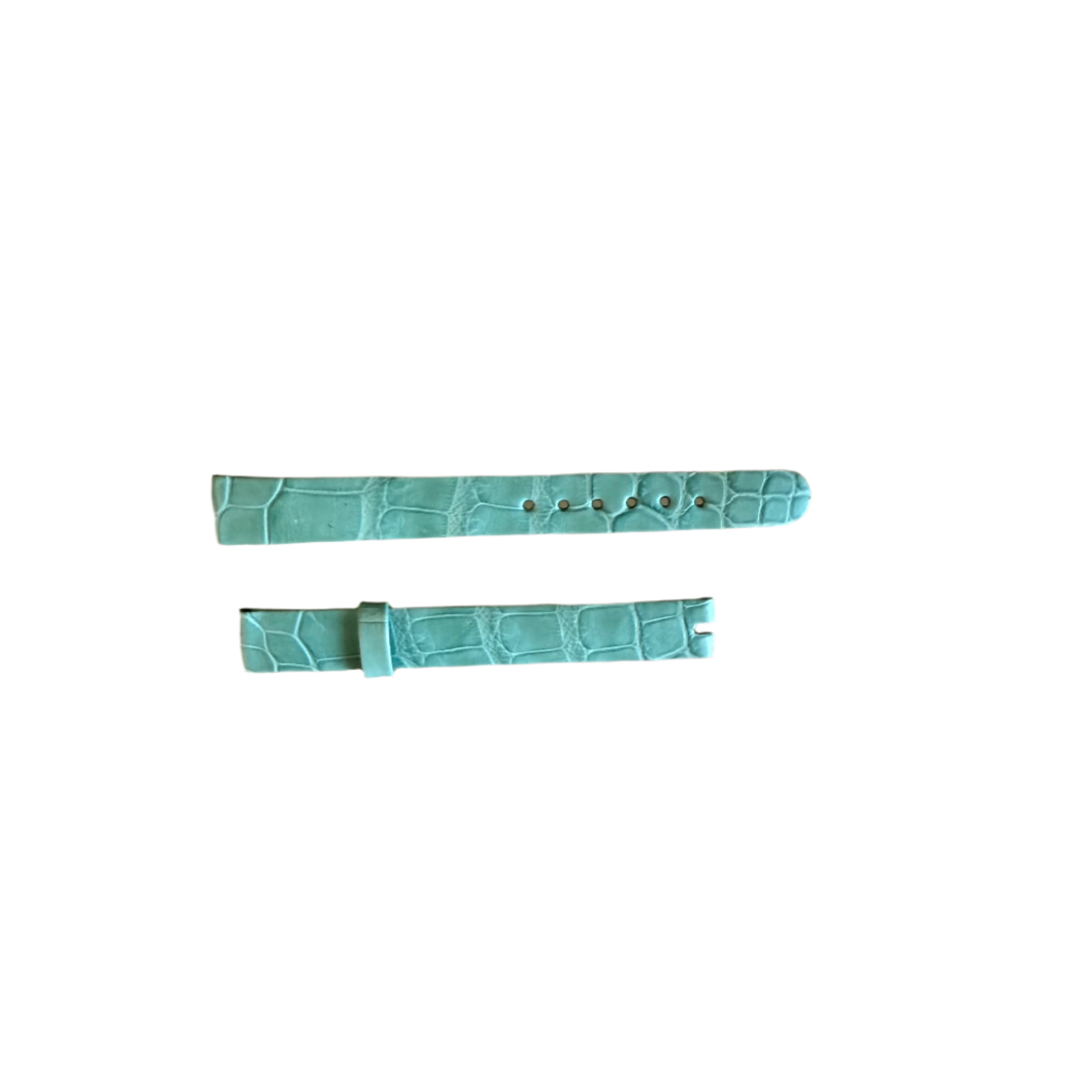 Authentic Patek Philippe Turquoise Crocodile Watch Strap Band 12mm