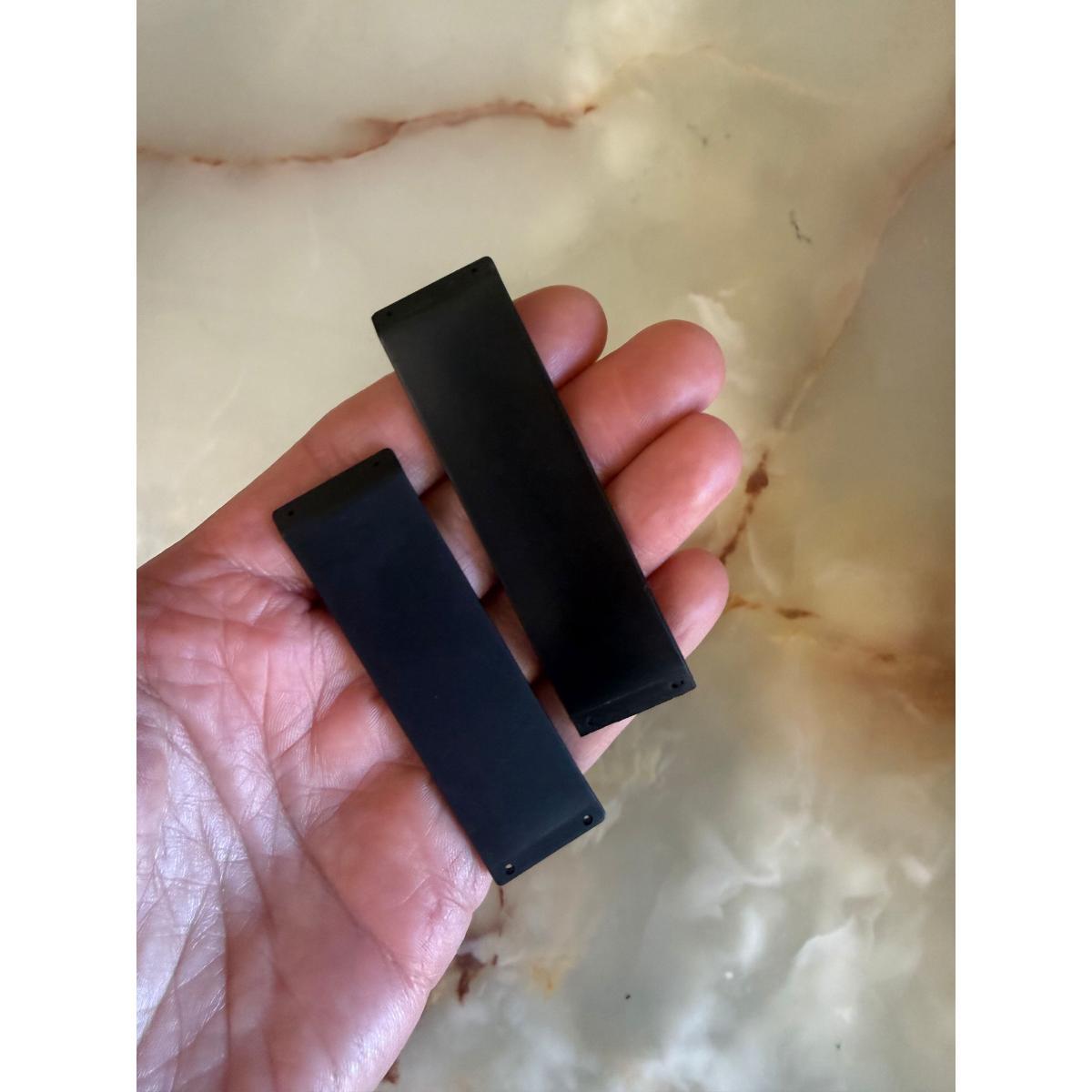 Authentic Hublot Black Rubber Watch Strap Band 20mm 190 69 & 190 77