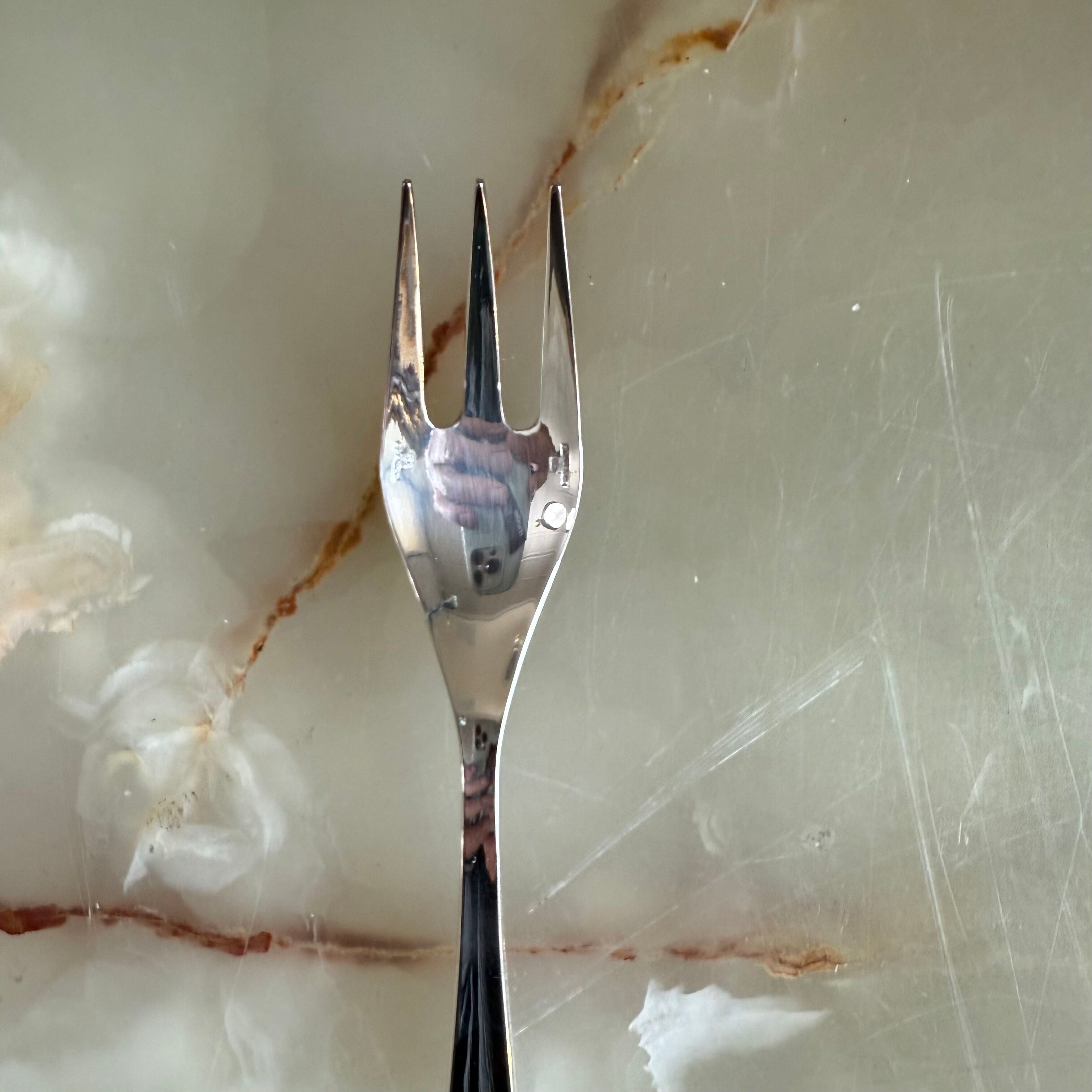 Christofle Orly Silver Plated Fish Fork Set of 12