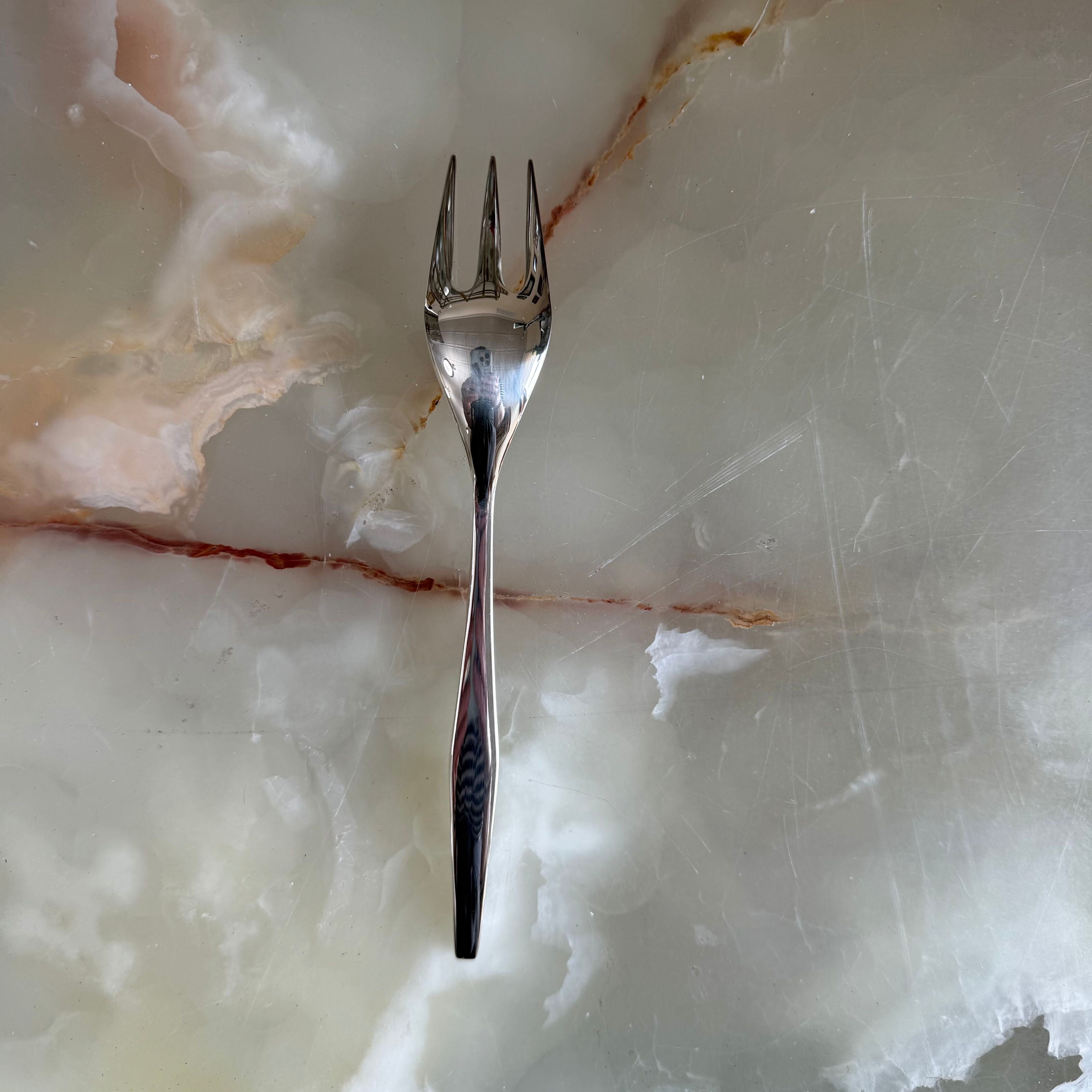 Christofle Orly Silver Plated Fish Fork Set of 12