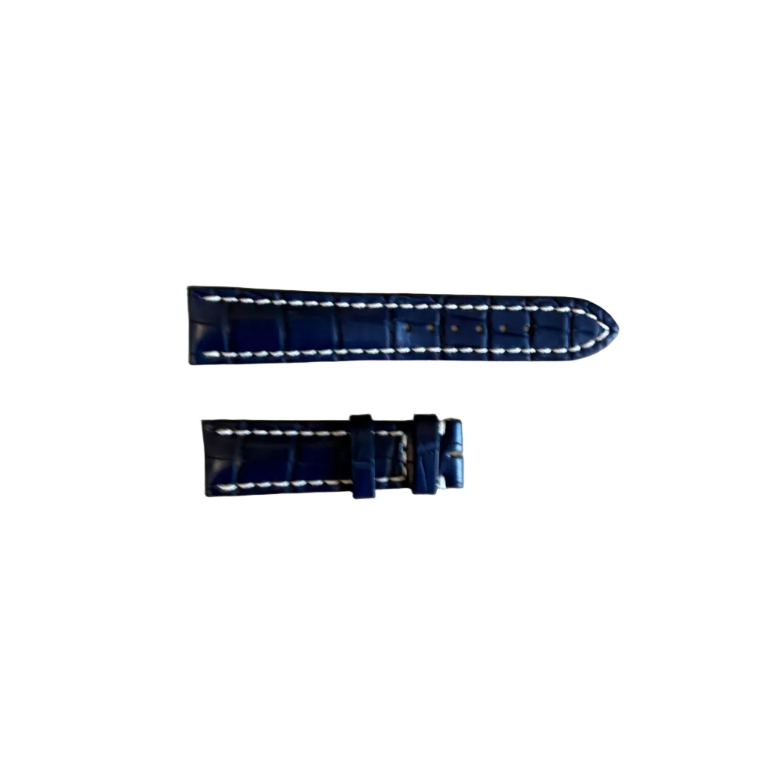 Authentic Breitling Blue Crocodile Watch Strap Band 20mm 718PS