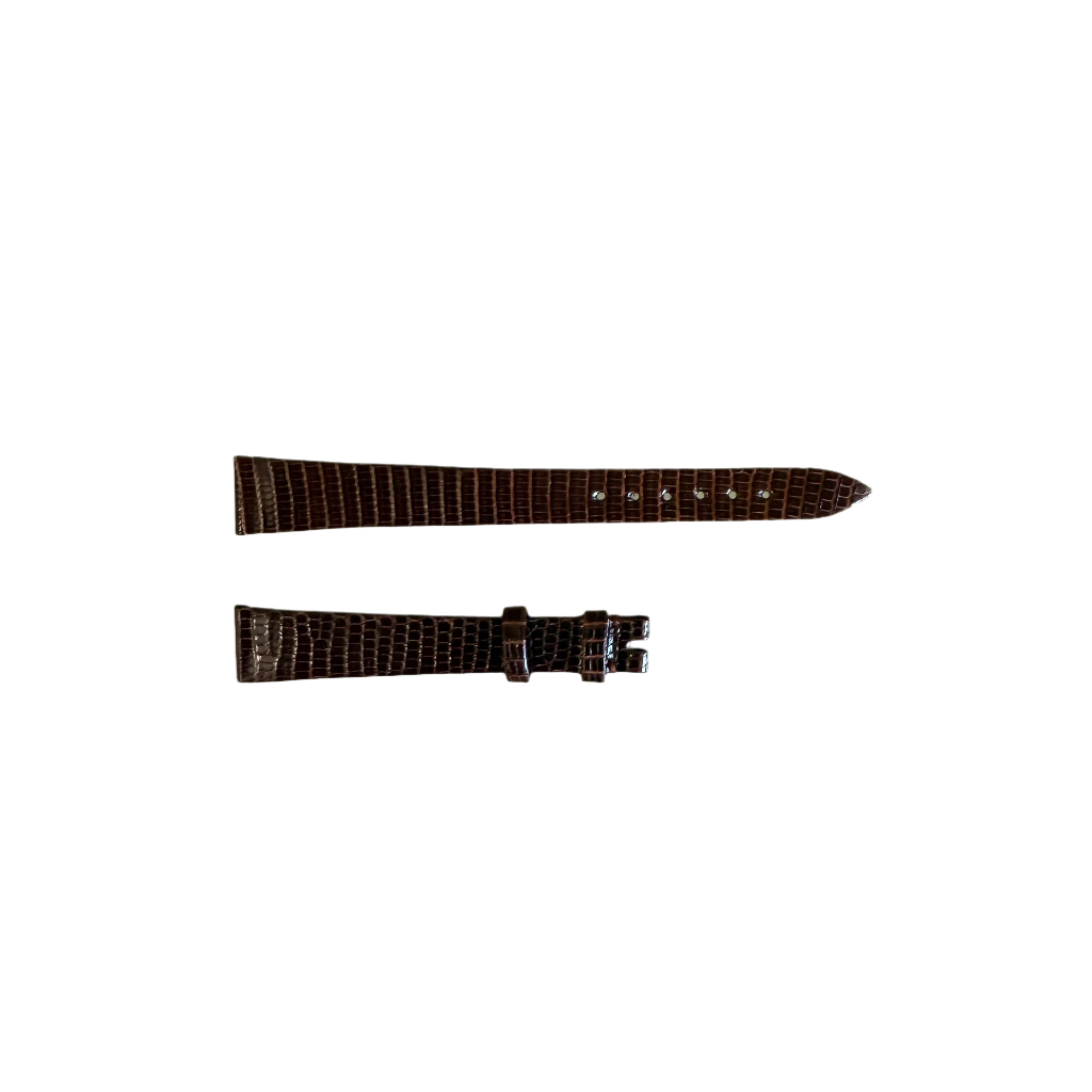 Authentic Patek Philippe Brown Lizard Watch Strap Band 14mm
