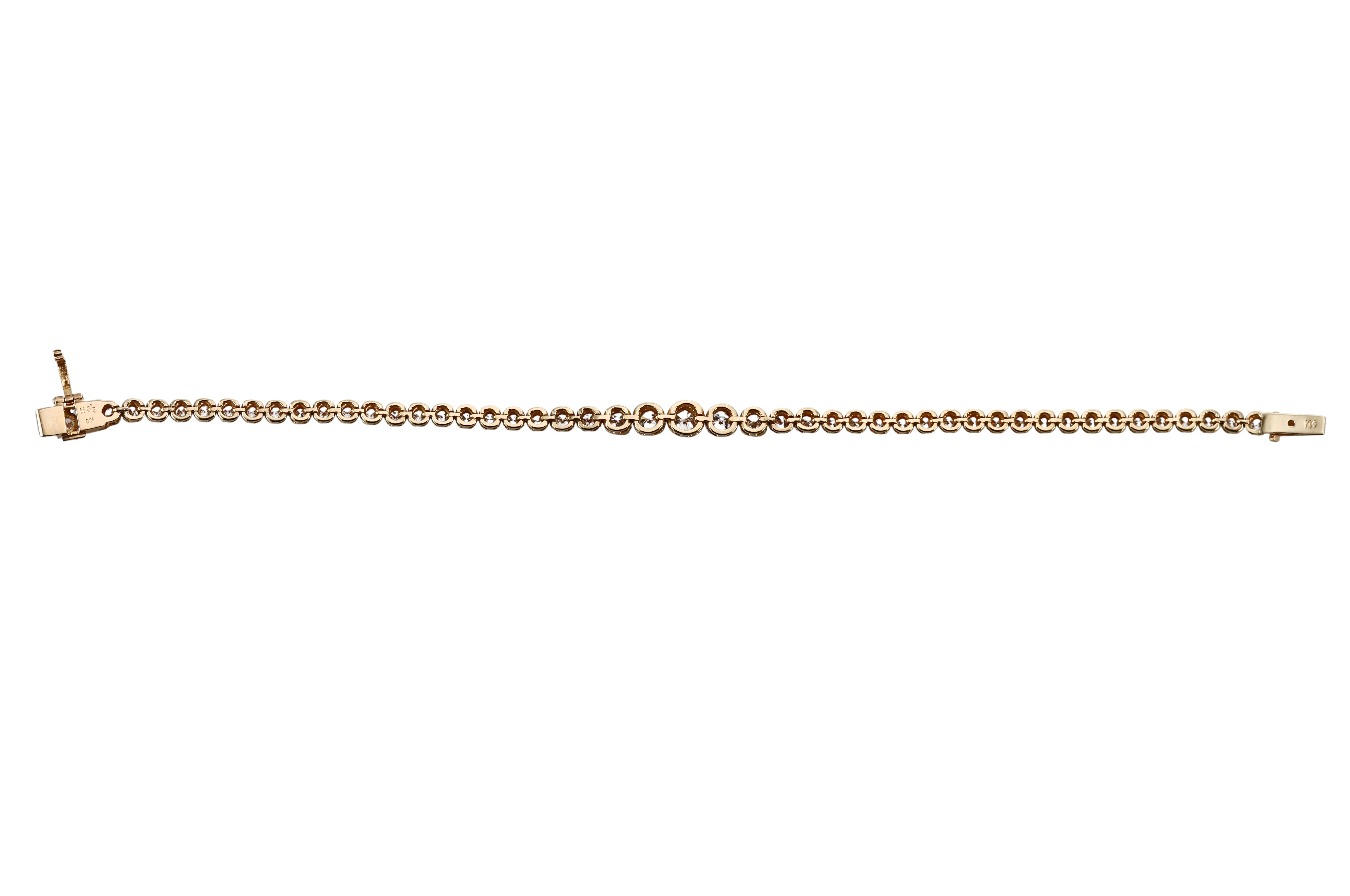 18k Gold 2.00ctw Diamond Tennis Bracelet