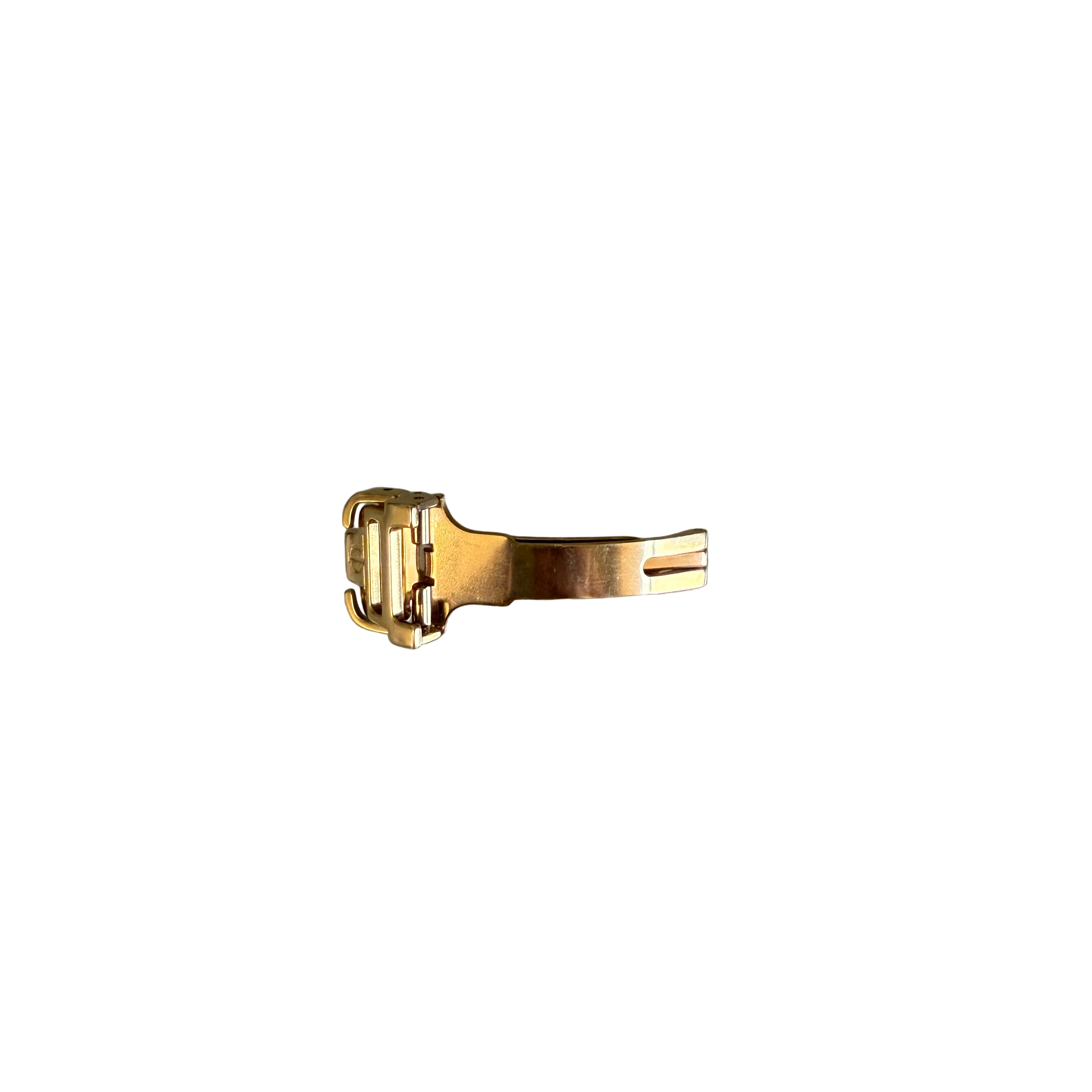 Authentic Baume & Mercier Gold Steel Deployant Buckle 16mm