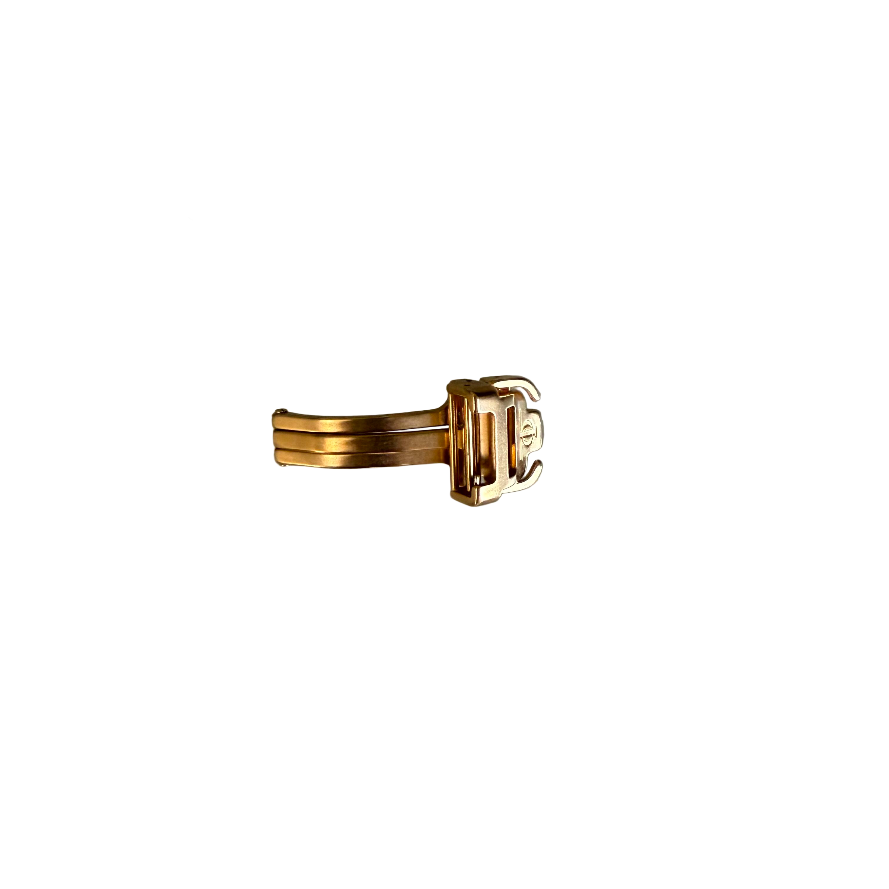Authentic Baume & Mercier Gold Steel Deployant Buckle 14mm