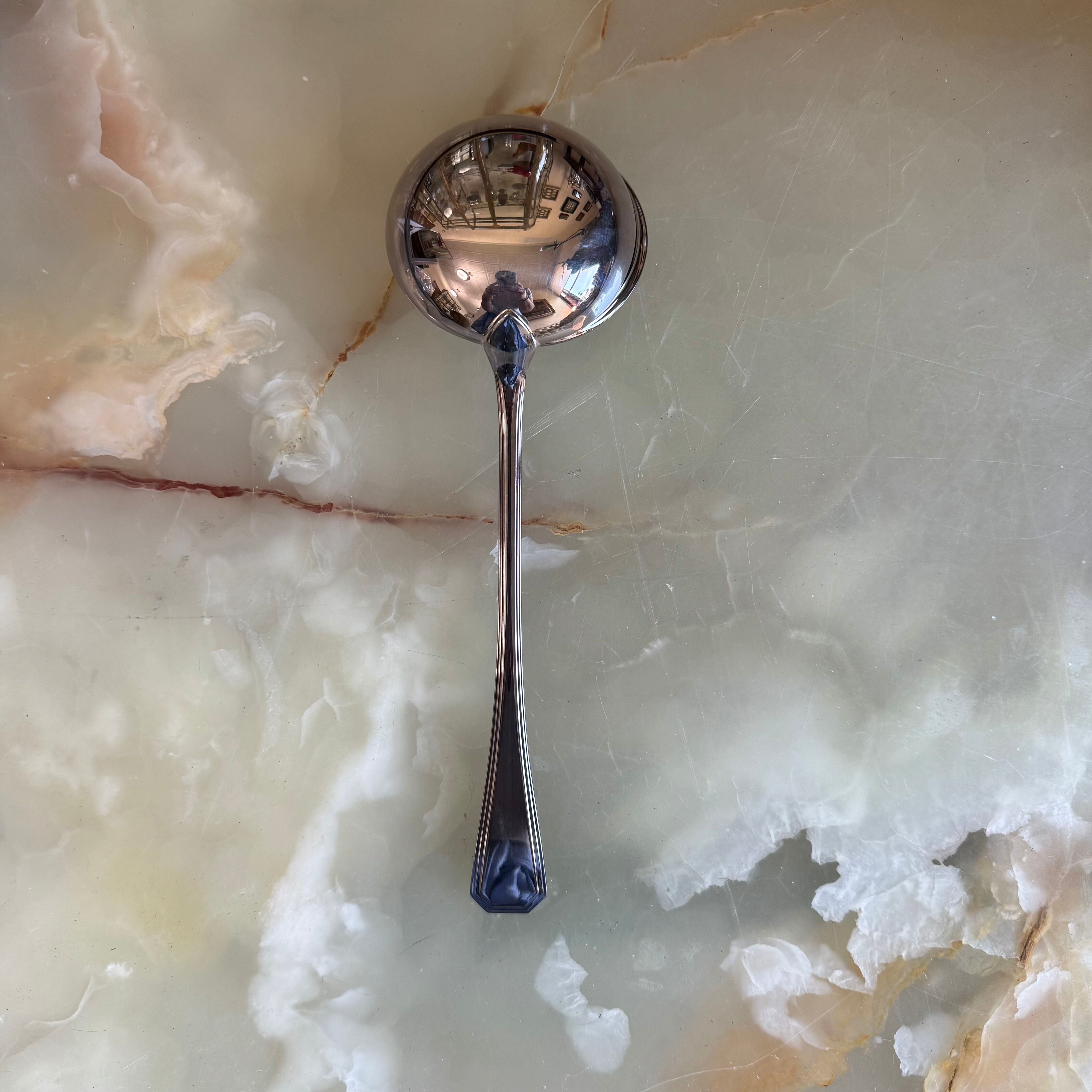 Christofle America Silver Plated Dessert Ladle 9 3/8"