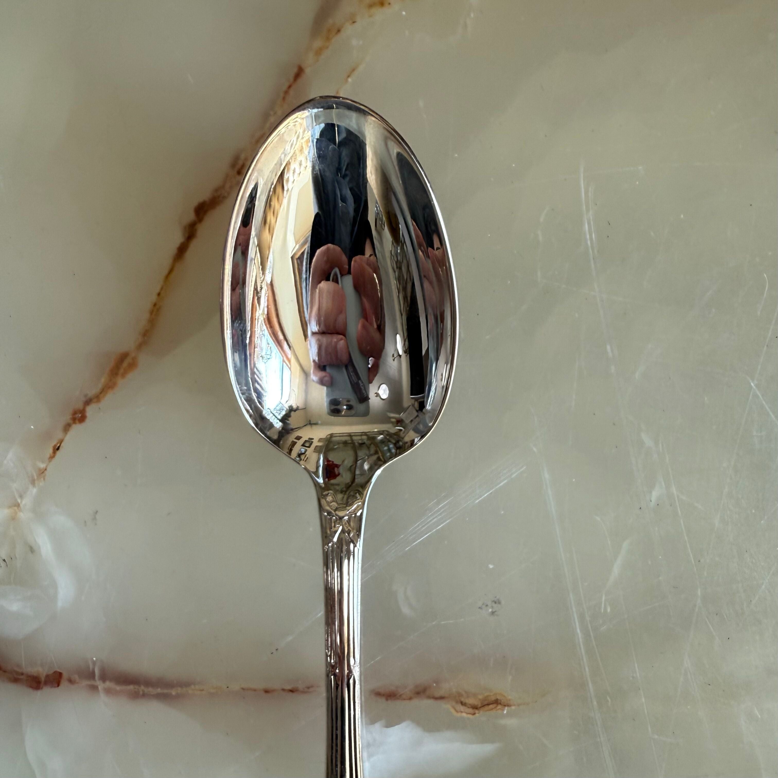 Christofle Rubans Silver Plated Three-Piece Children’s Youth Flatware Set
