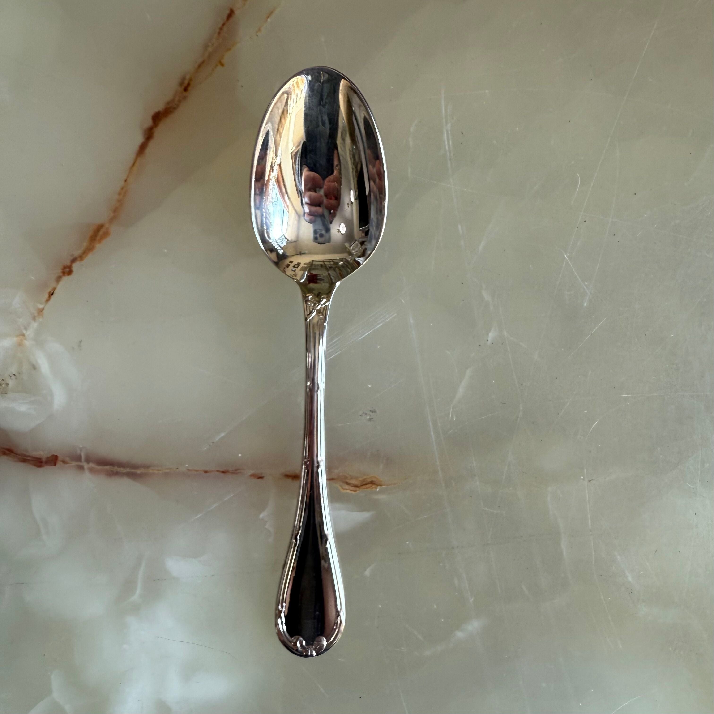 Christofle Rubans Silver Plated Three-Piece Children’s Youth Flatware Set
