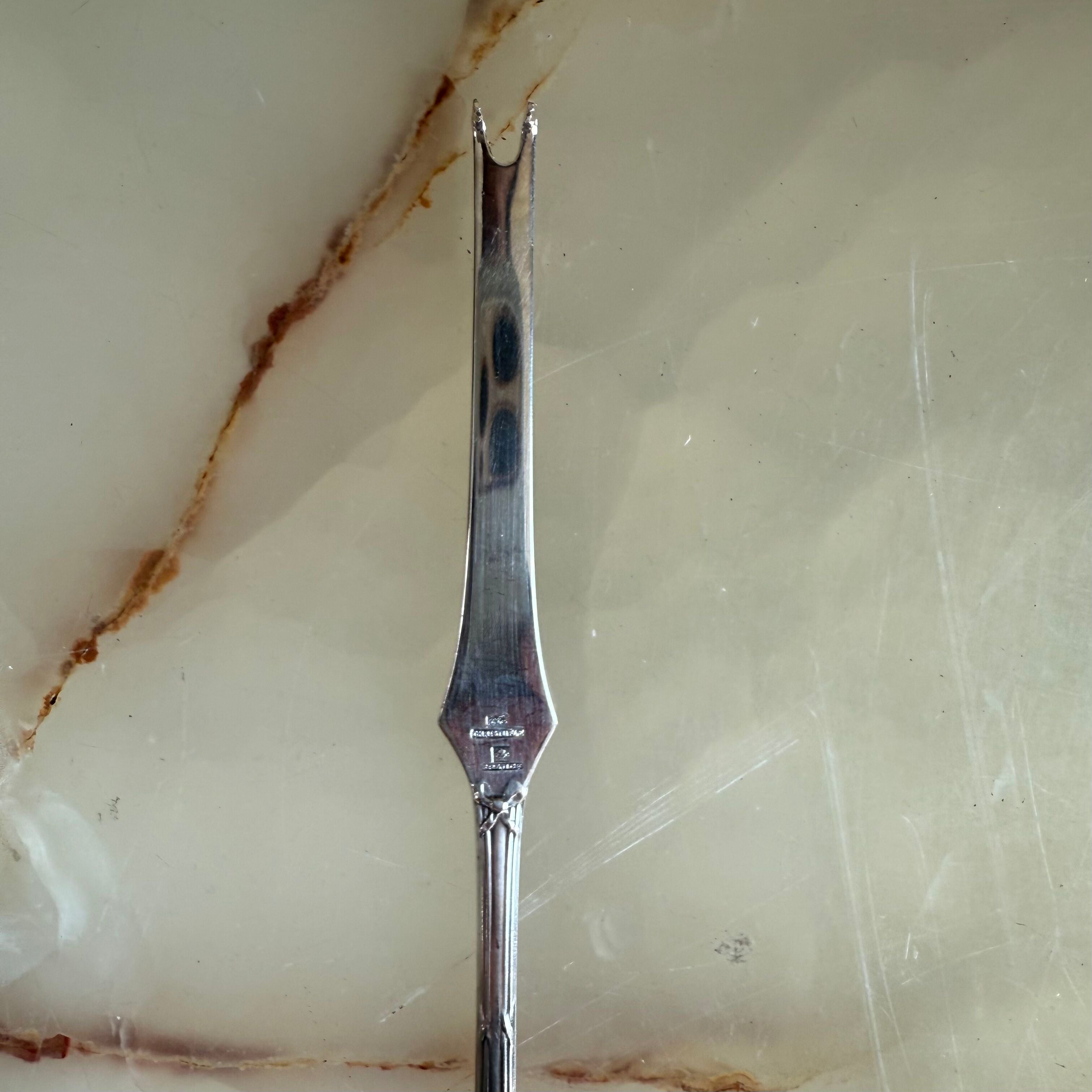 Christofle Rubans Silver Plated Lobster Fork Set of 13