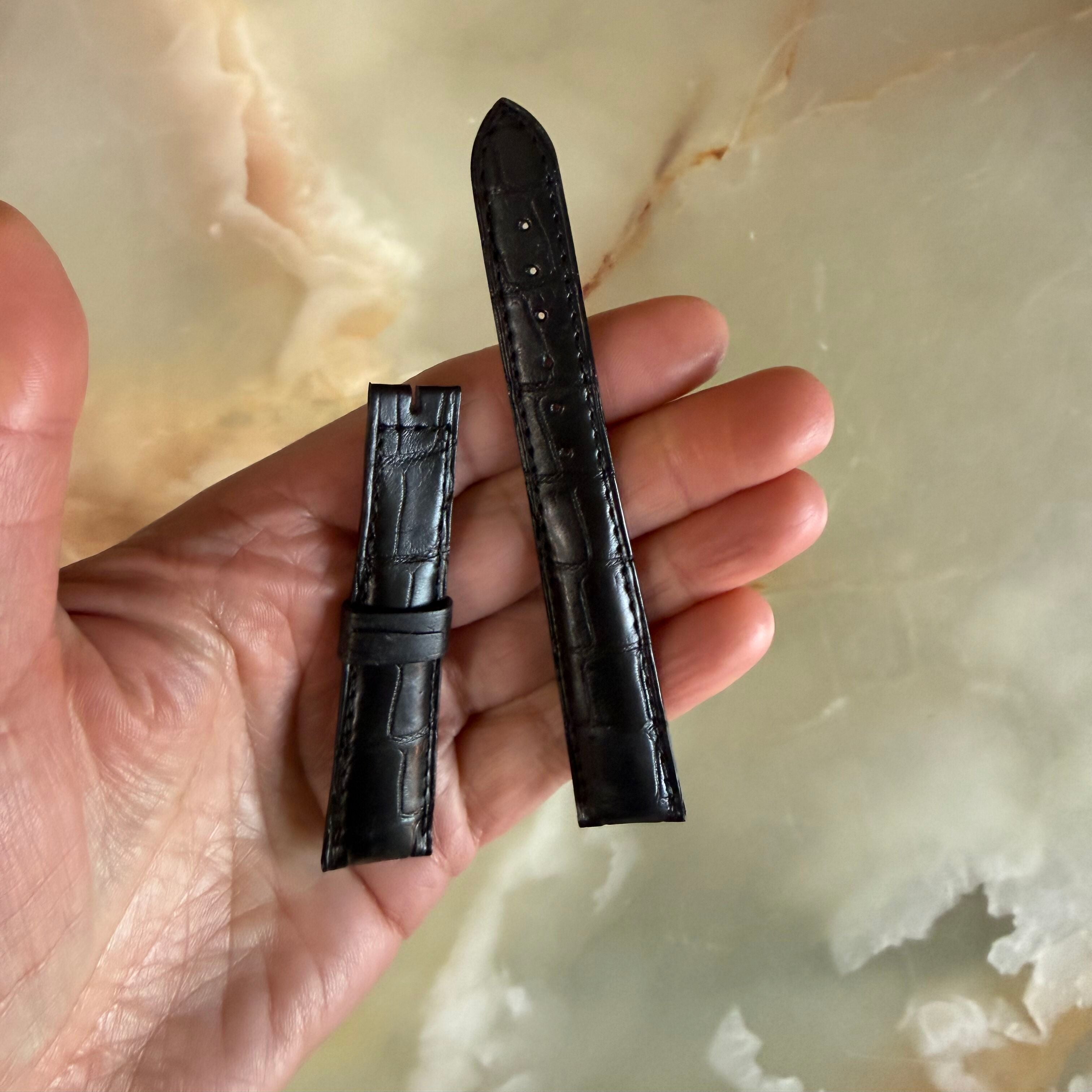 Authentic Breguet Black Alligator Watch Band Strap 17mm