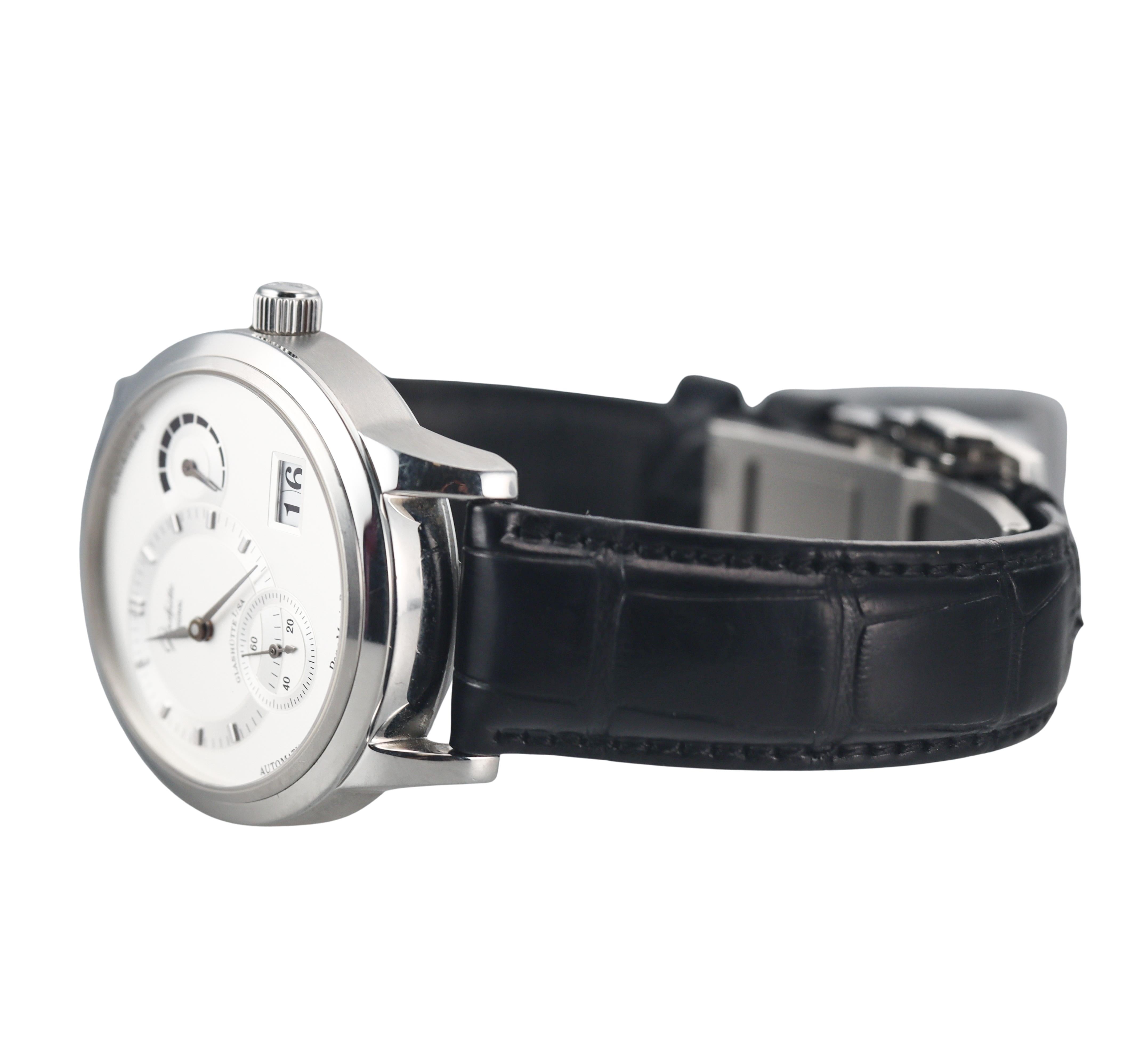 Glashutte Original PanoMaticReserve Steel Automatic Watch 90-03-02-02-04