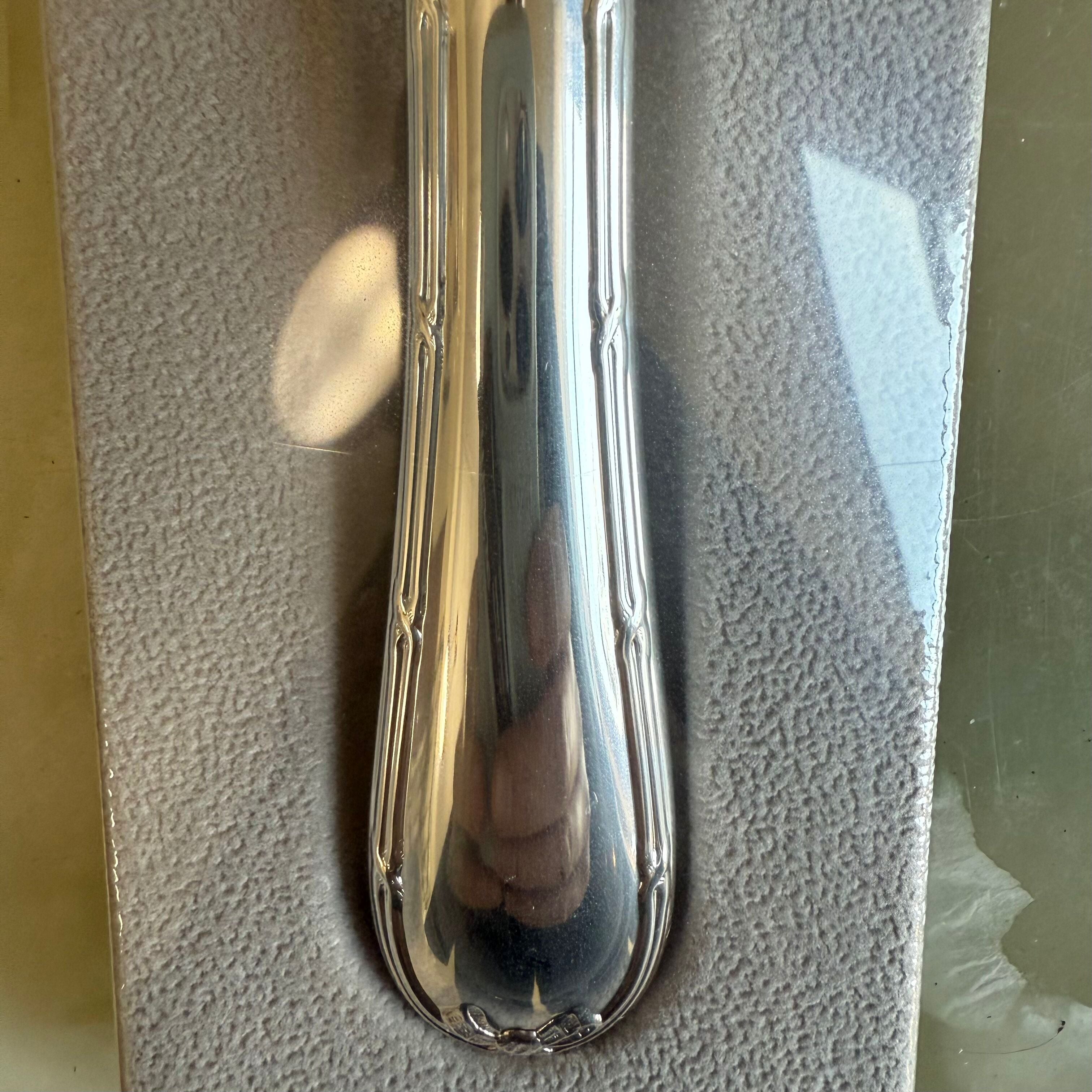 Christofle Rubans Silver Plated Cake or Ice Cream Server