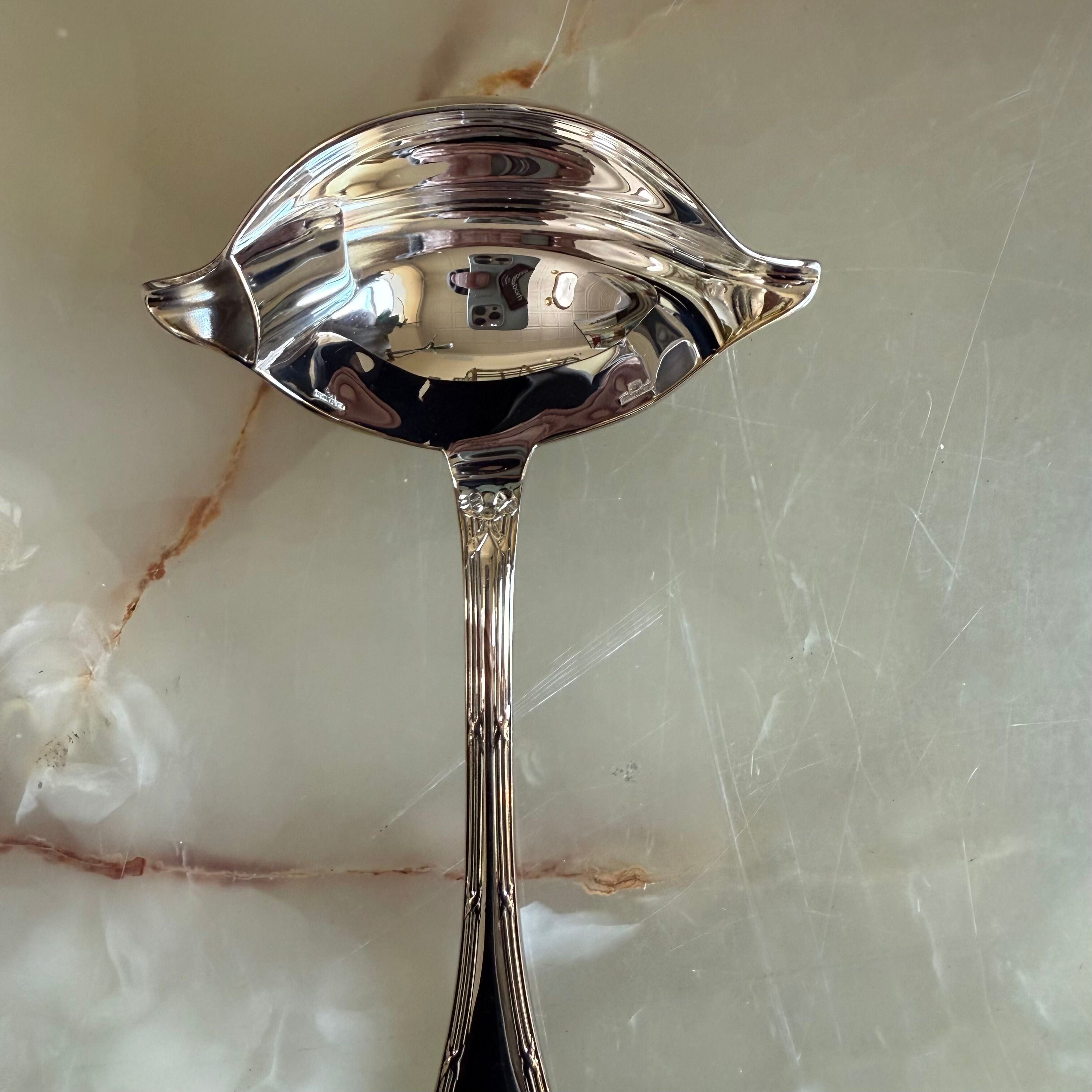 Christofle Rubans Silver Plated Fat & Lean Gravy Ladle