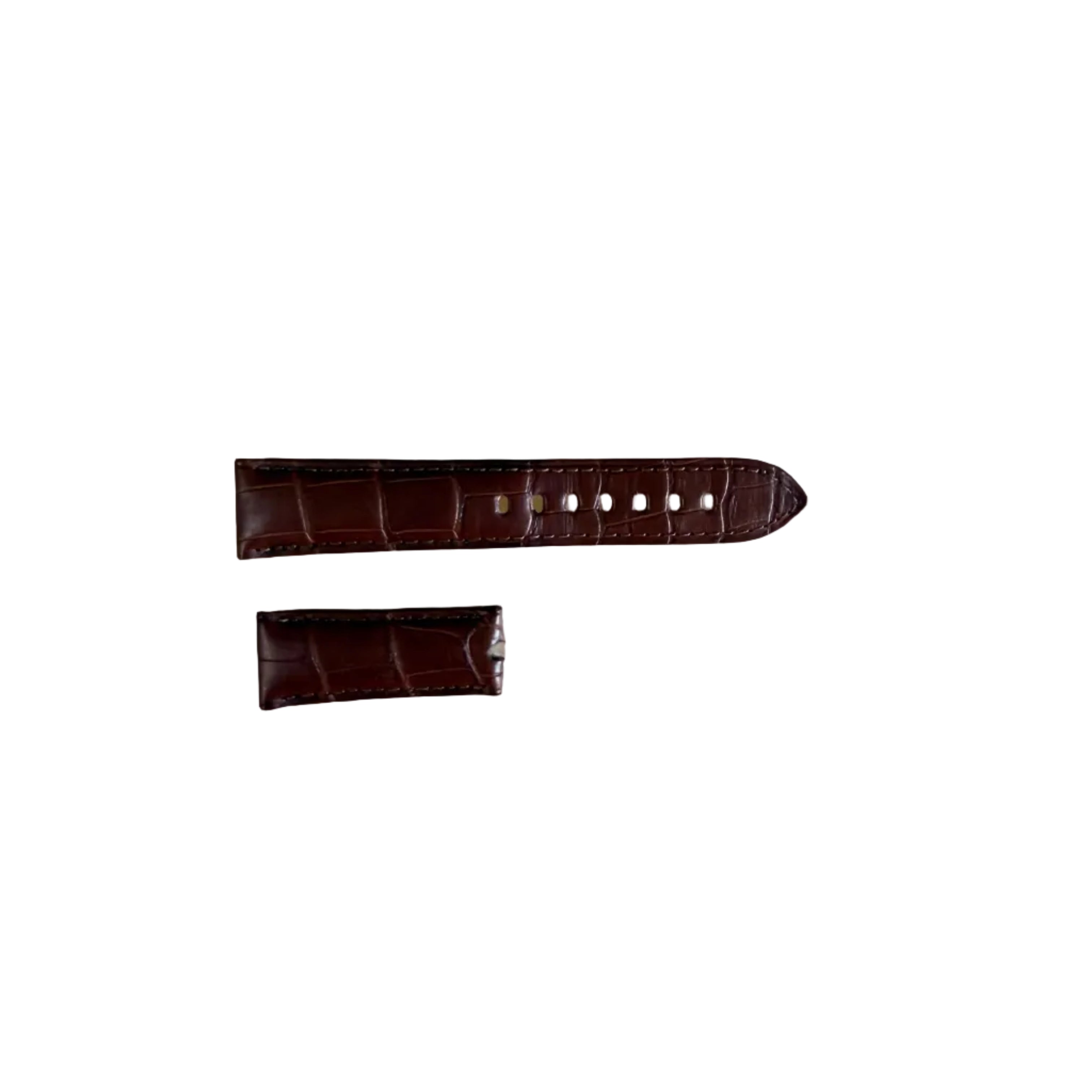 Authentic Breguet Brown Alligator Padded Watch Band Strap 20mm
