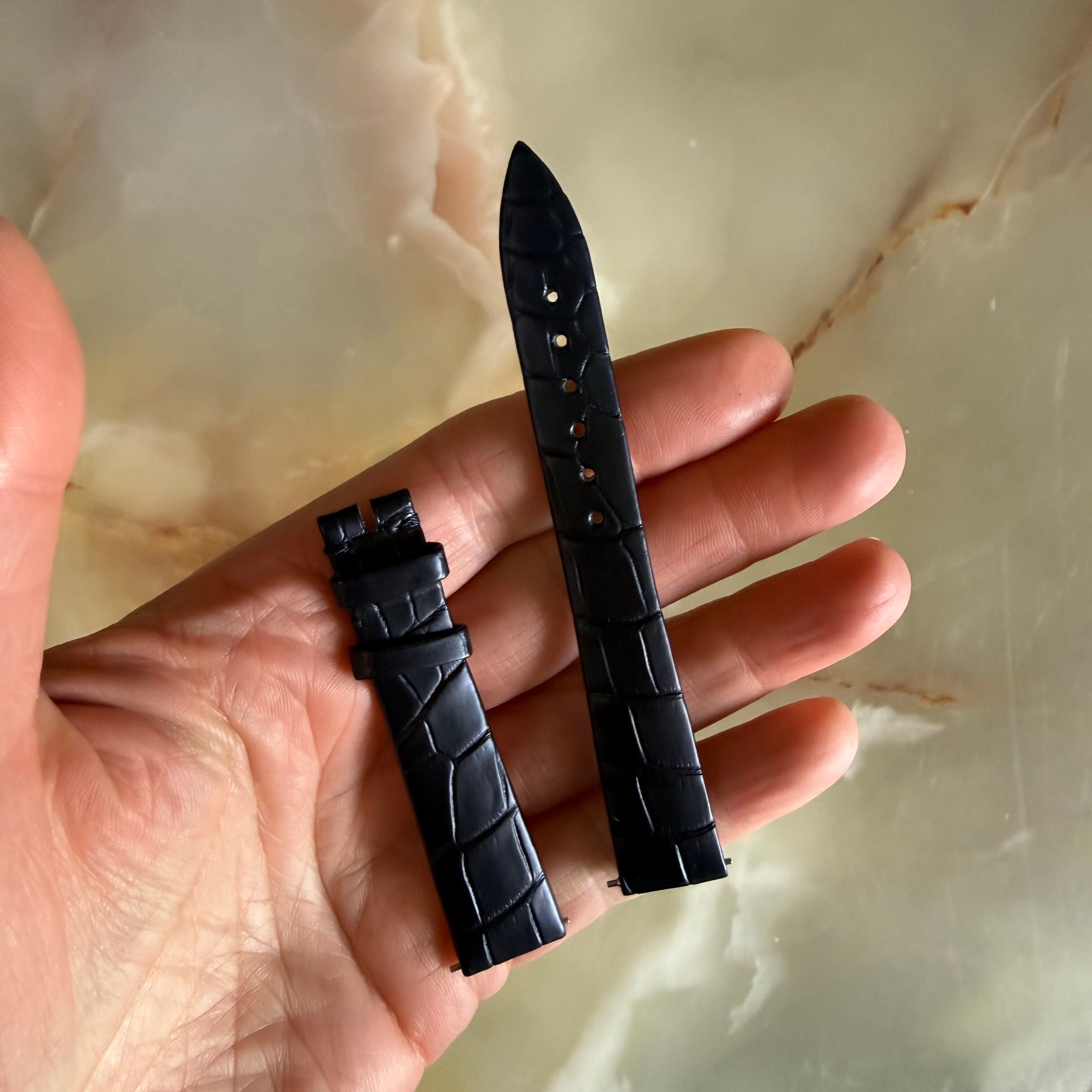 Authentic Blancpain Navy Alligator Watch Band Strap 15.45mm