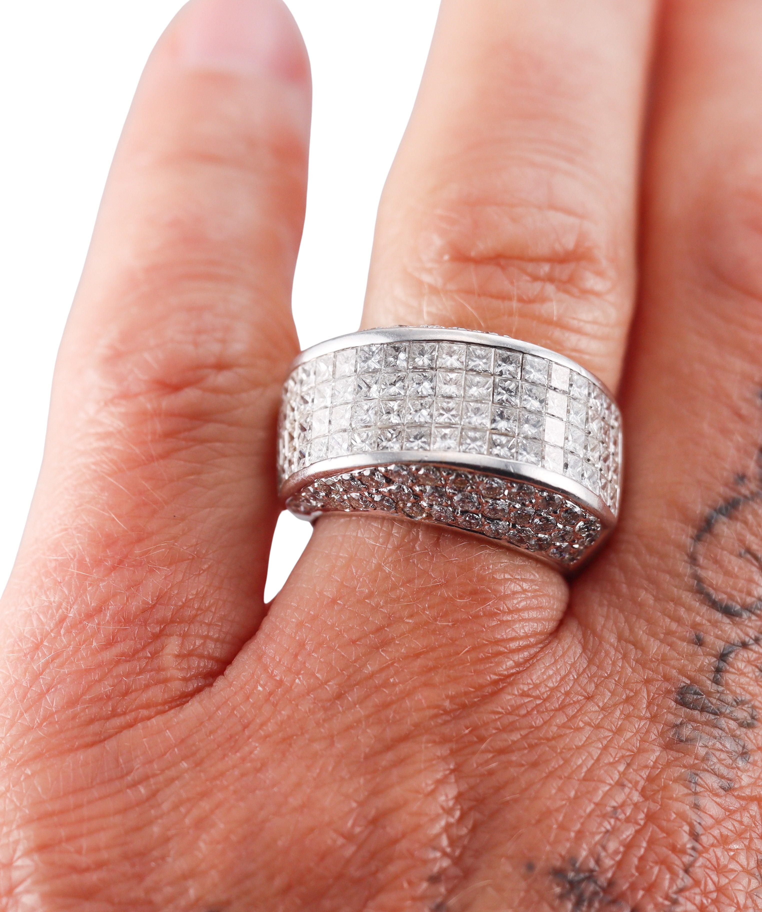 14k White Gold Diamond Ring