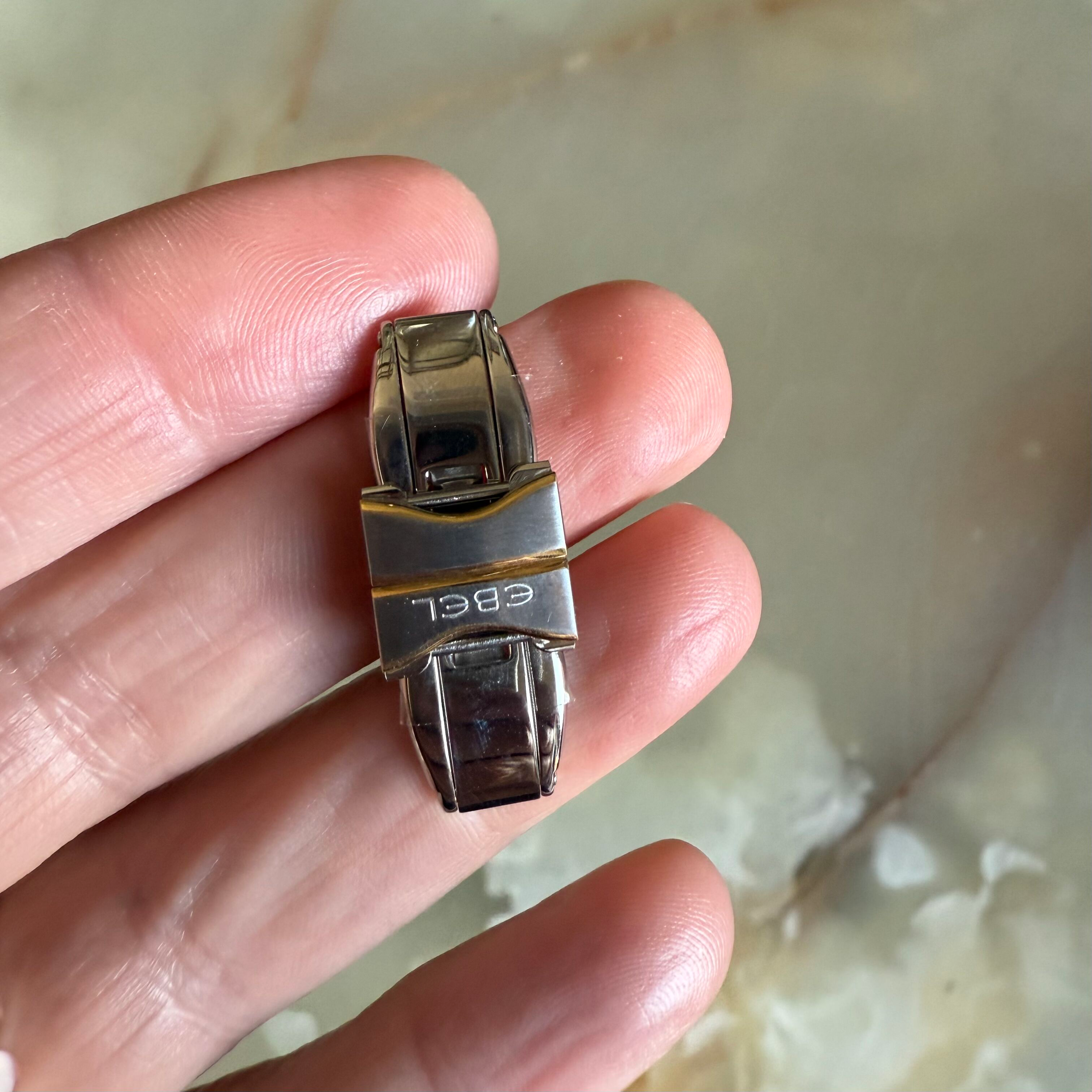 Authentic Ebel Steel 2 Tone Deployant Buckle 12mm