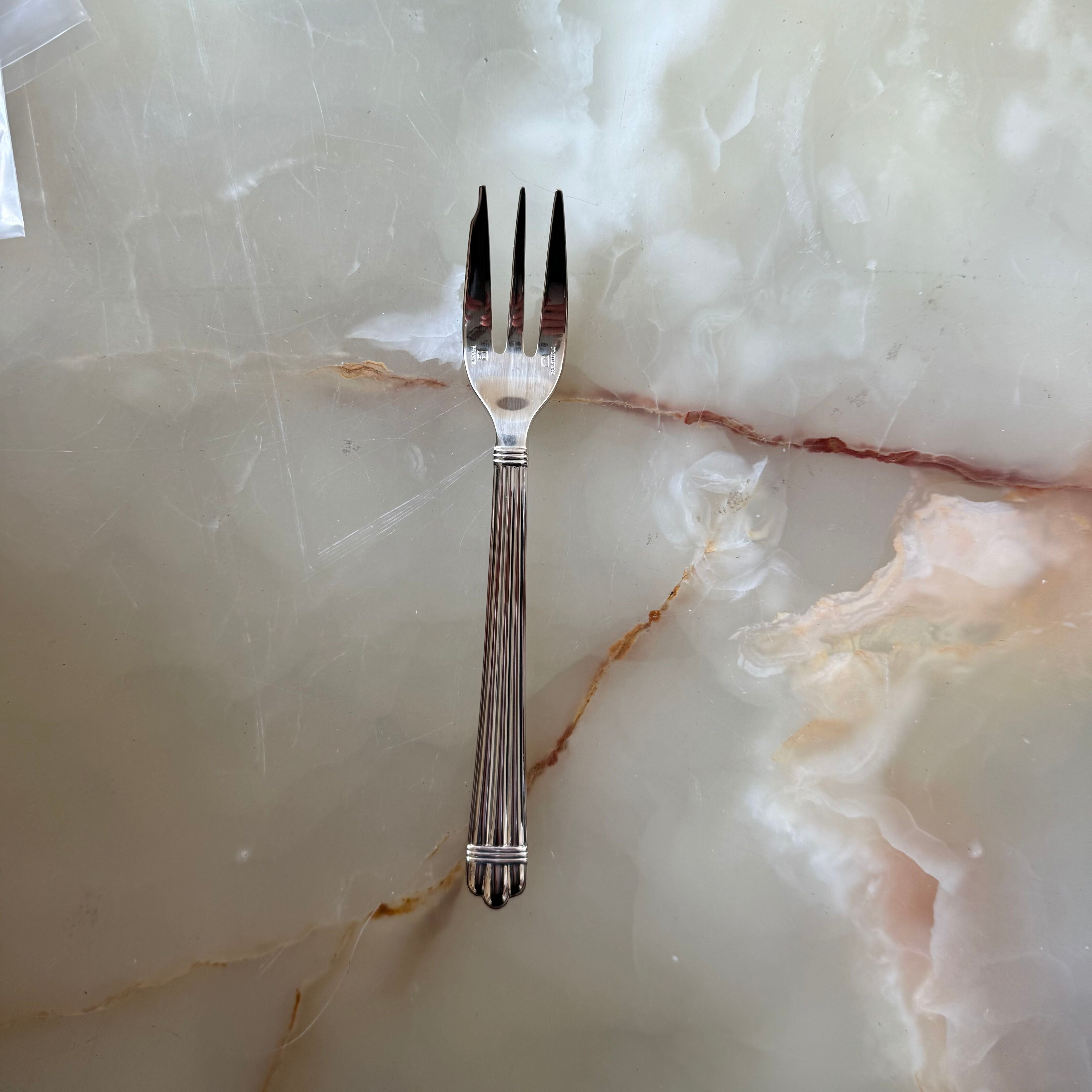 Christofle Aria Silver Plated Pastry Fork Set of 6 0022046