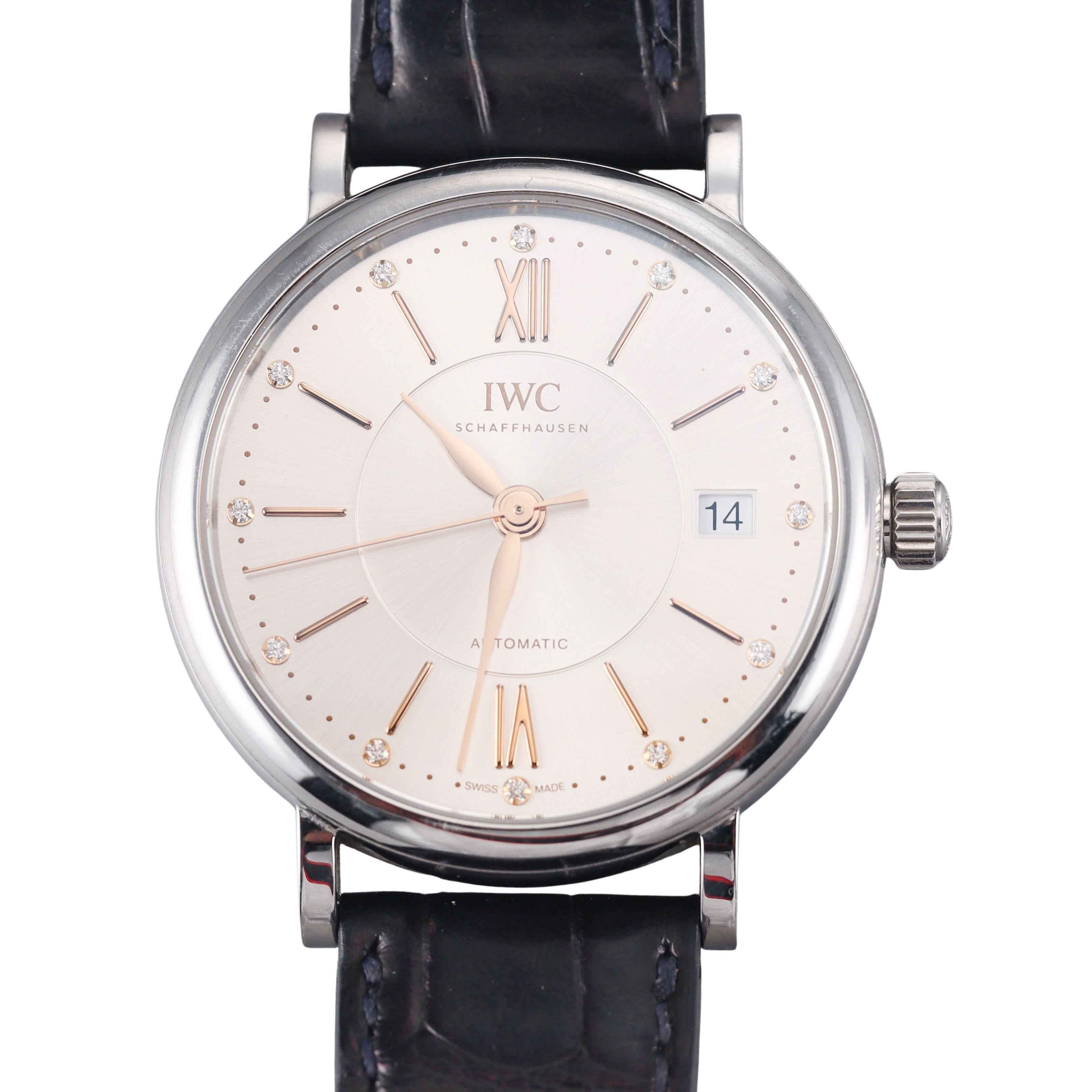 IWC Portofino Automatic Diamond 37 Watch IW458101