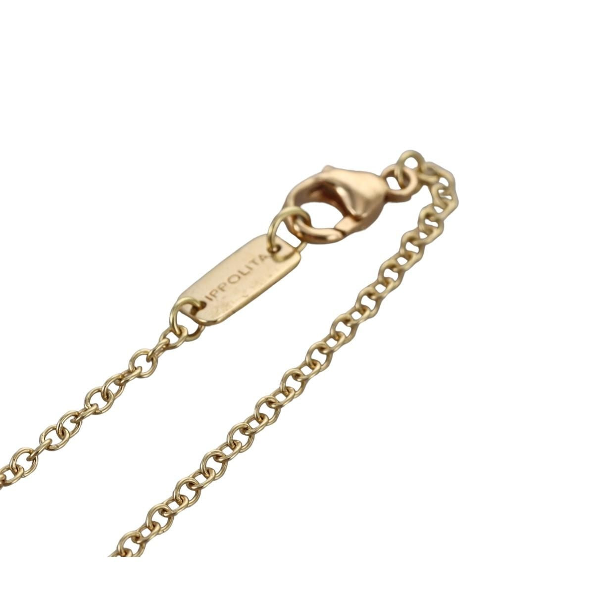 Ippolita Lollipop 18k Gold Citrine Station Necklace