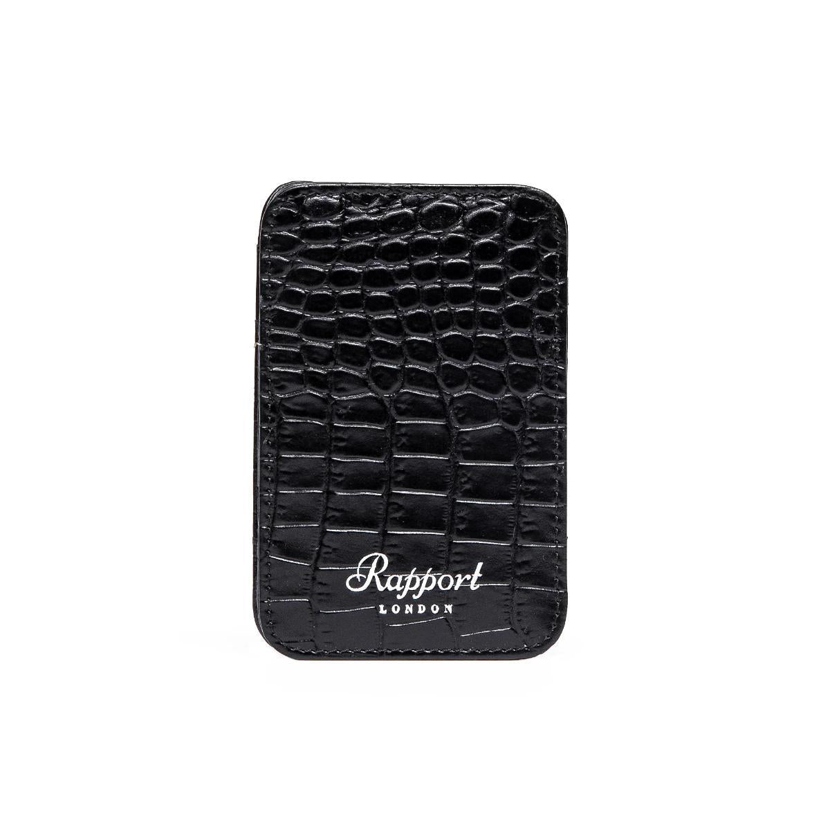 Rapport London Director's Range Leather Magic Wallet in Black