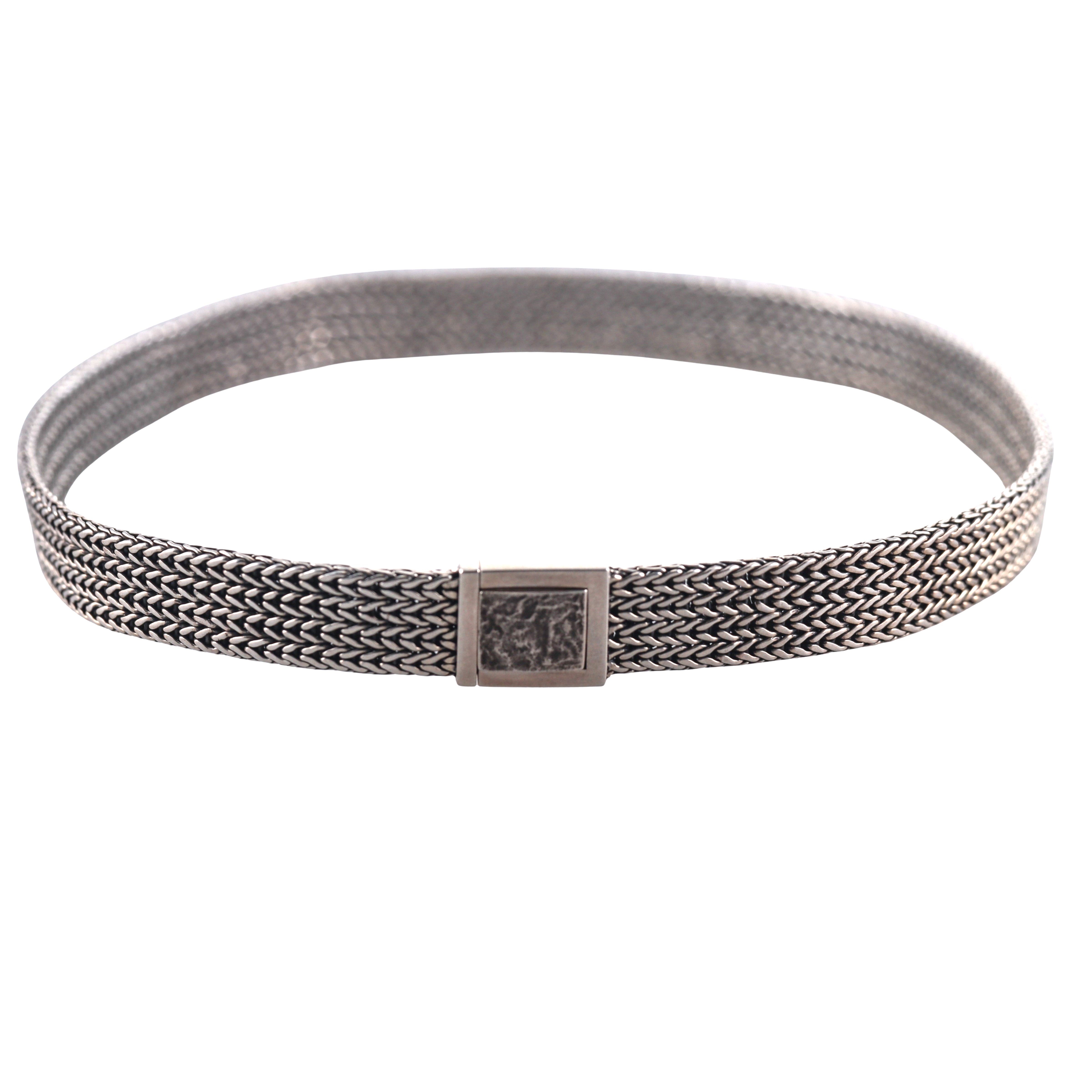John Hardy Rata Collection Sterling Silver Necklace Retail $1495