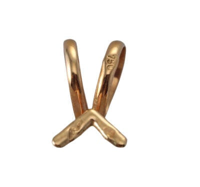 Large Baccarat 18k Crystal Cross Pendant
