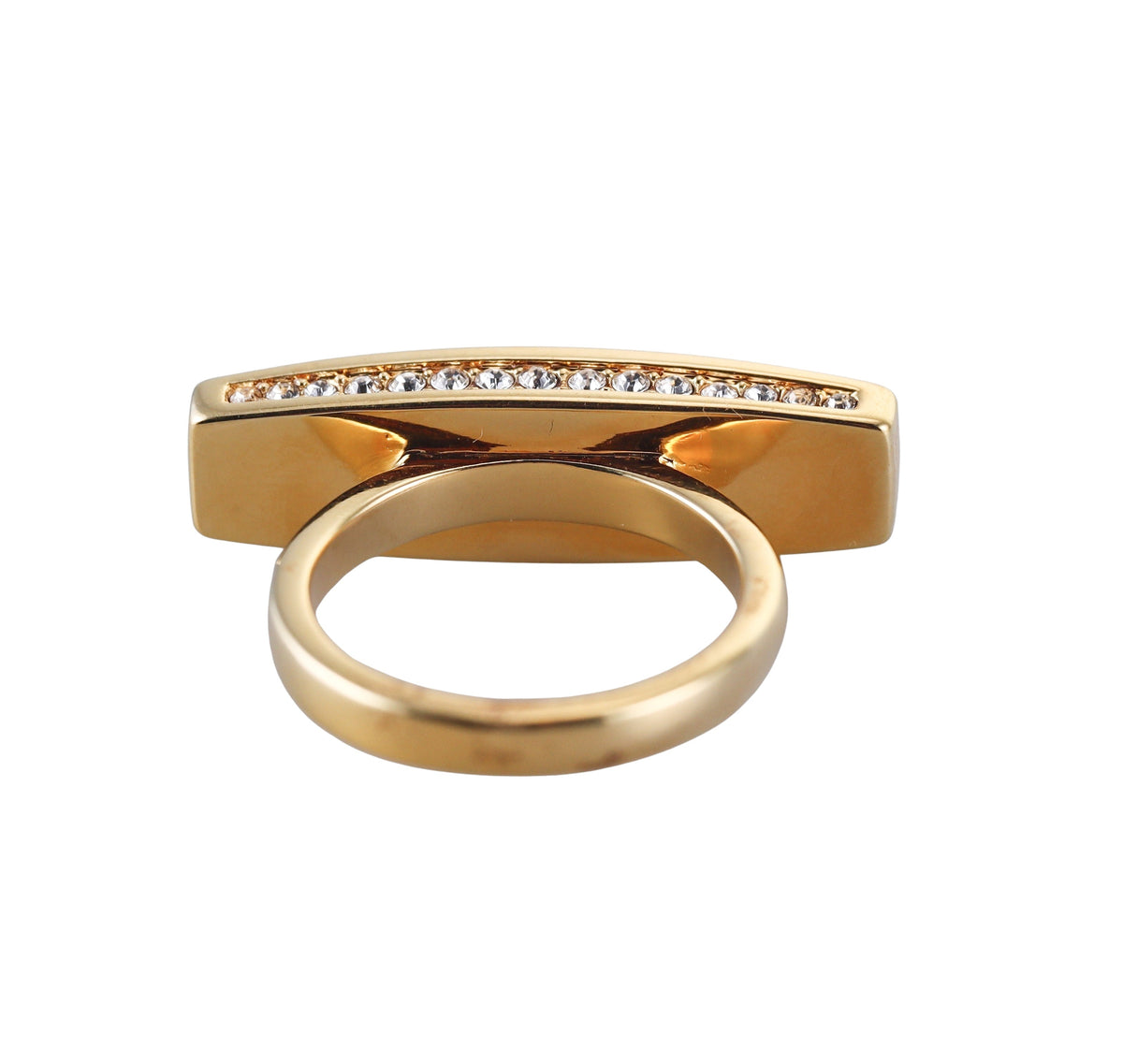 Lauren G Adams Black Onyx Crystal Cocktail Ring