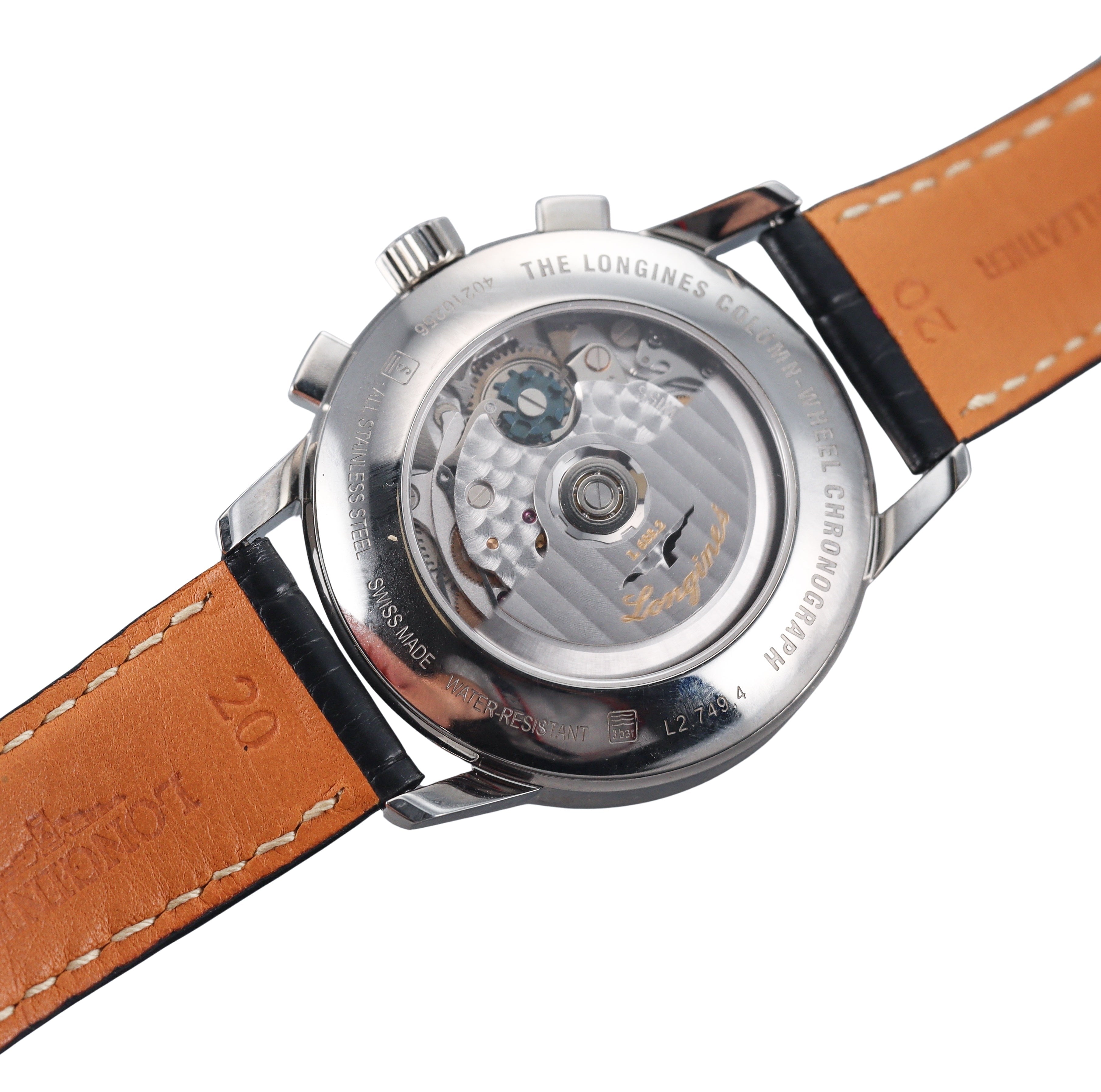 Longines Heritage Chronograph Automatic Steel Watch L2.749.4.92.0
