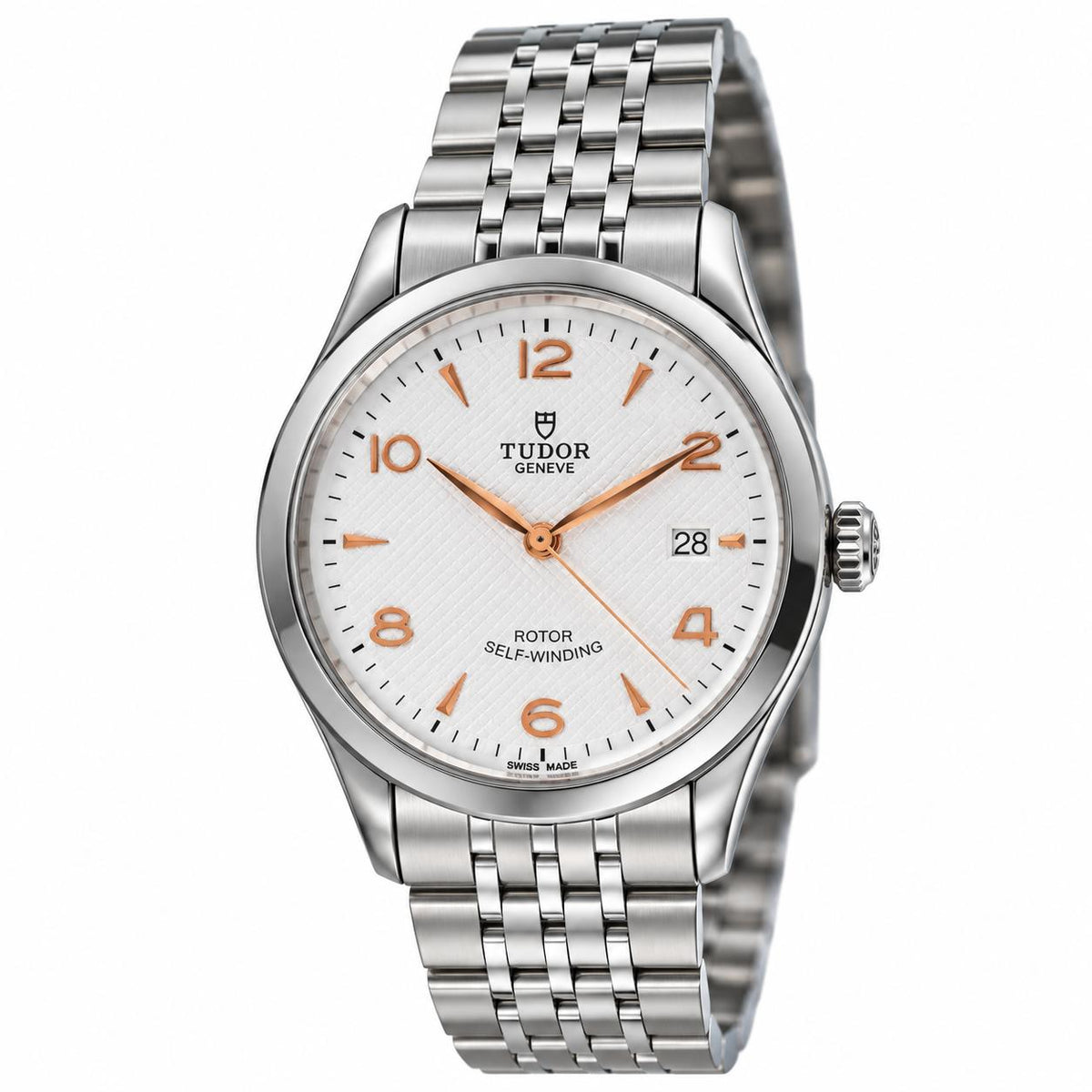 Tudor 1926 White Dial Steel 39mm Automatic Watch 91550