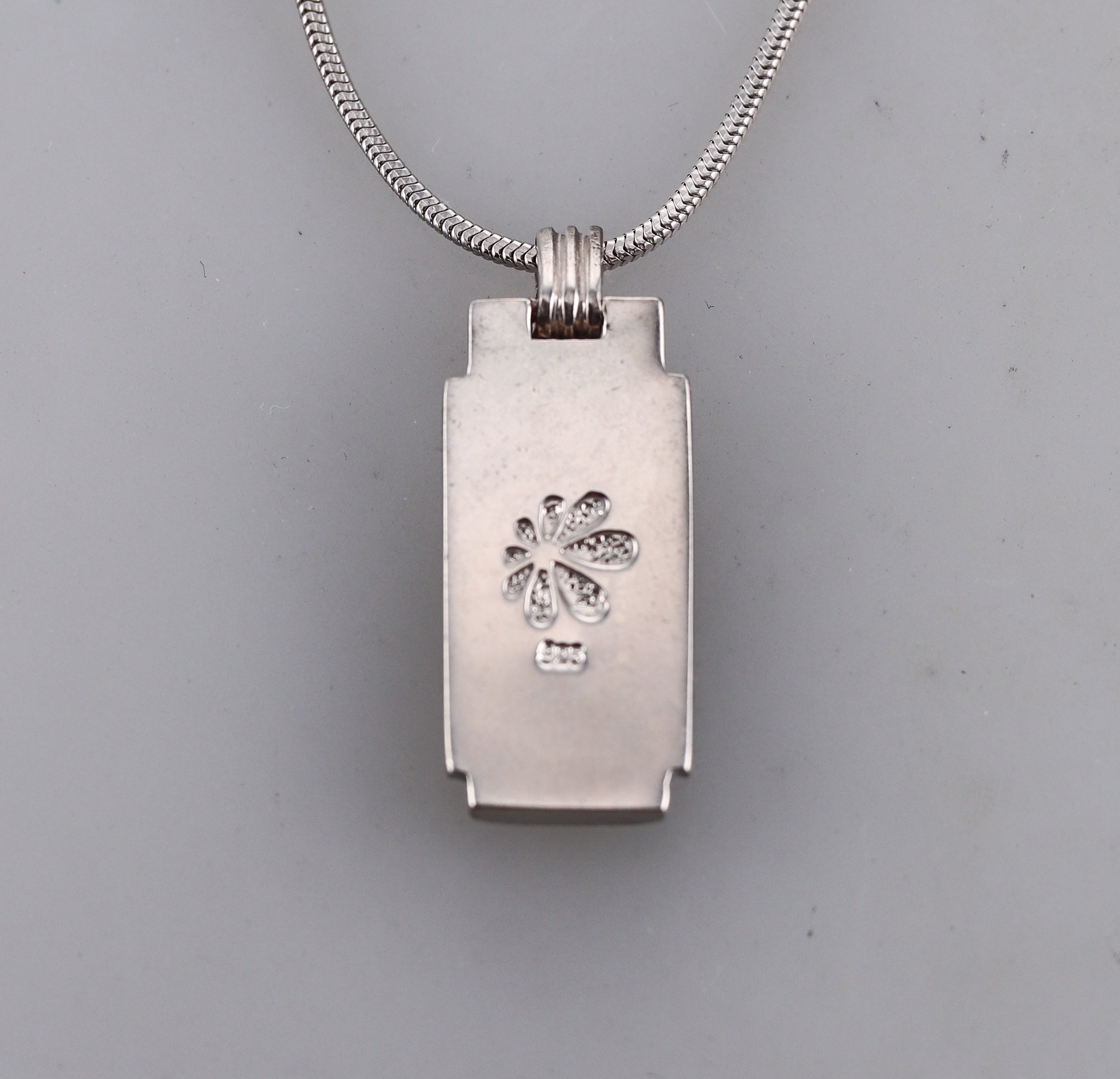 MarahLago Sterling Silver Larimar  Pendant Necklace Retail $258
