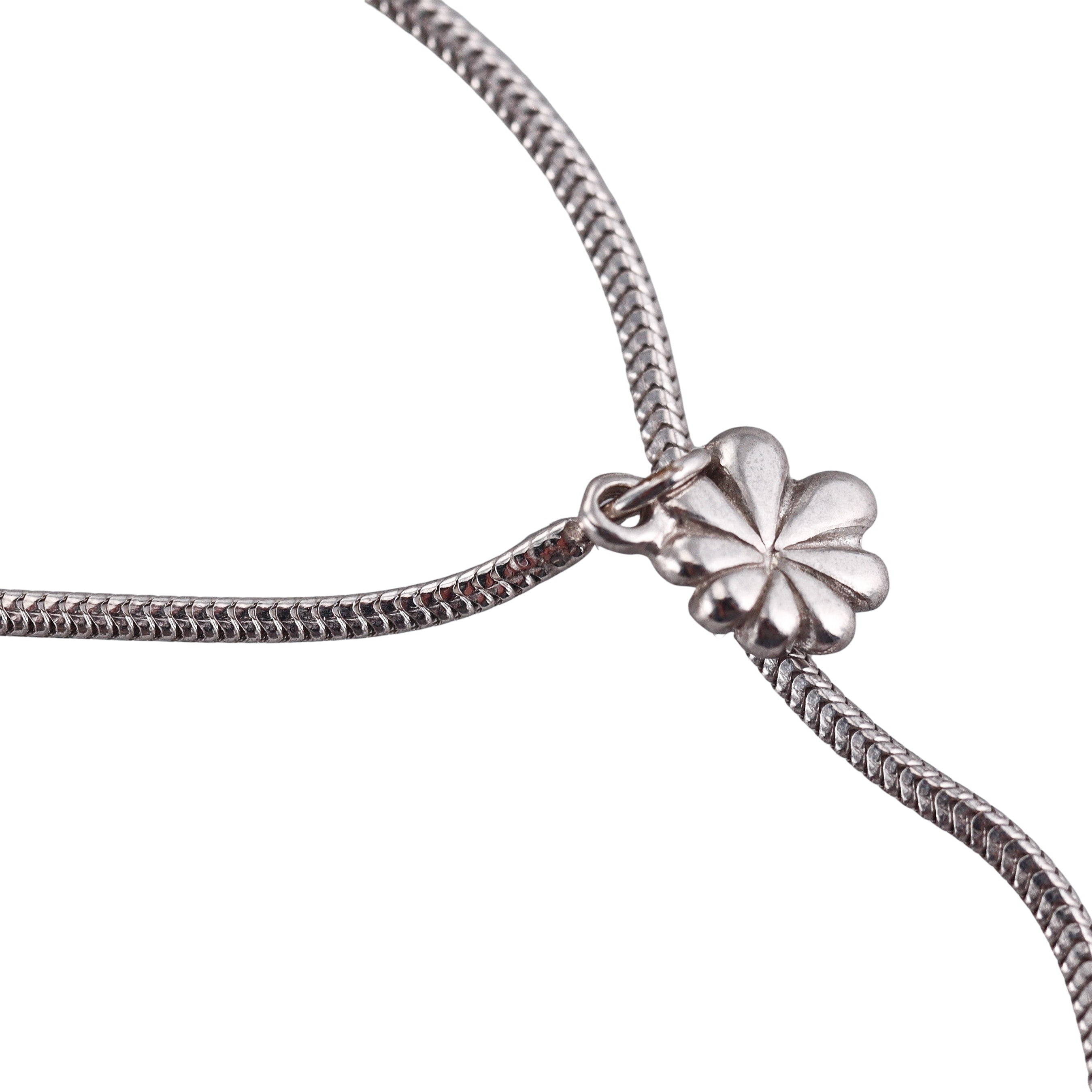 MarahLago Sterling Silver Larimar White Sapphire Dante Large Pendant Necklace
