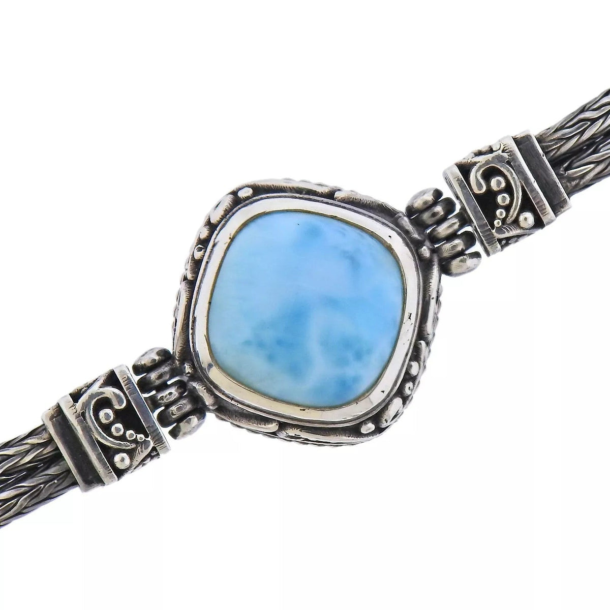 Marahlago Sterling Silver Larimar Bracelet Retail $700