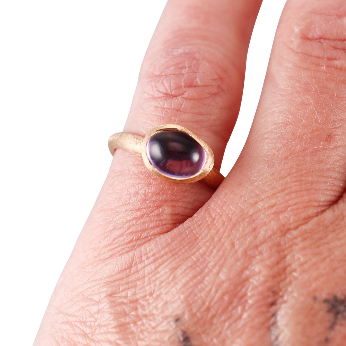 Marco Bicego Confetti 18K Gold Purple Amethyst  Ring
